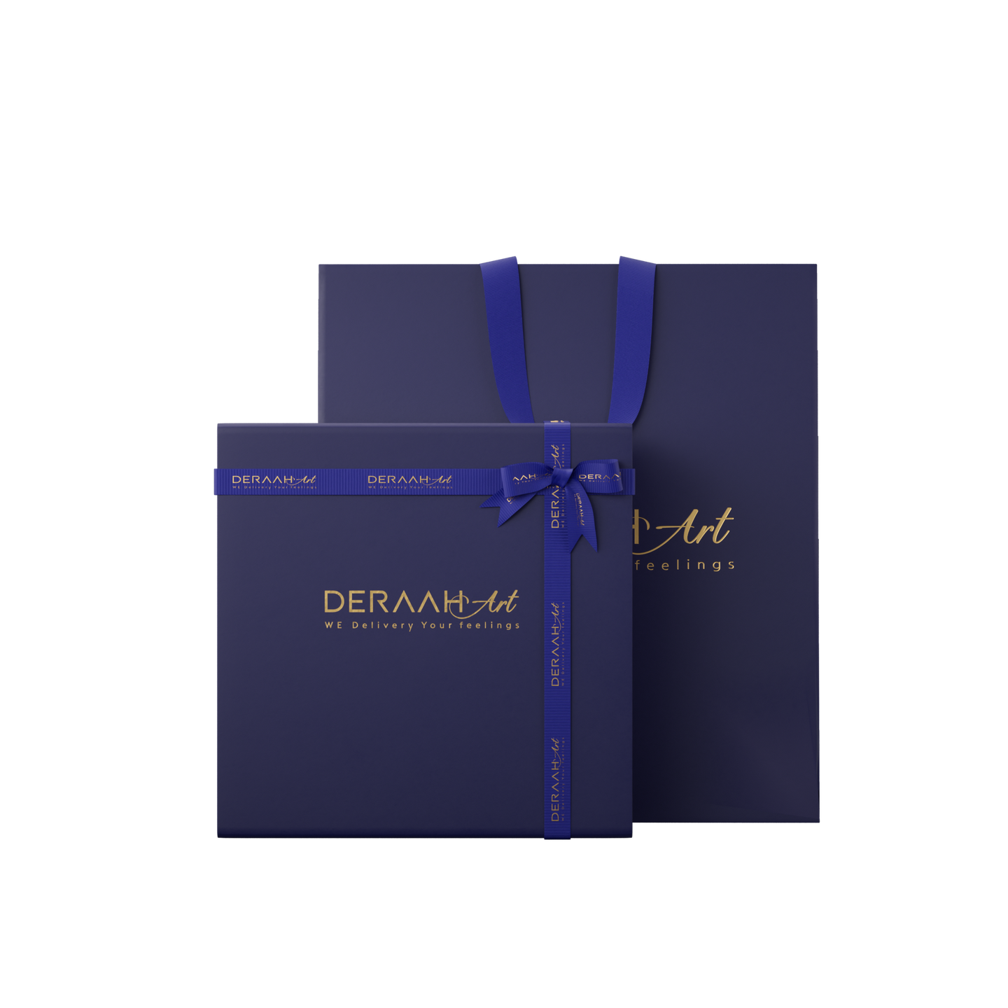 مجموعة تغليف درعه ارت ازرق وسط كاملة