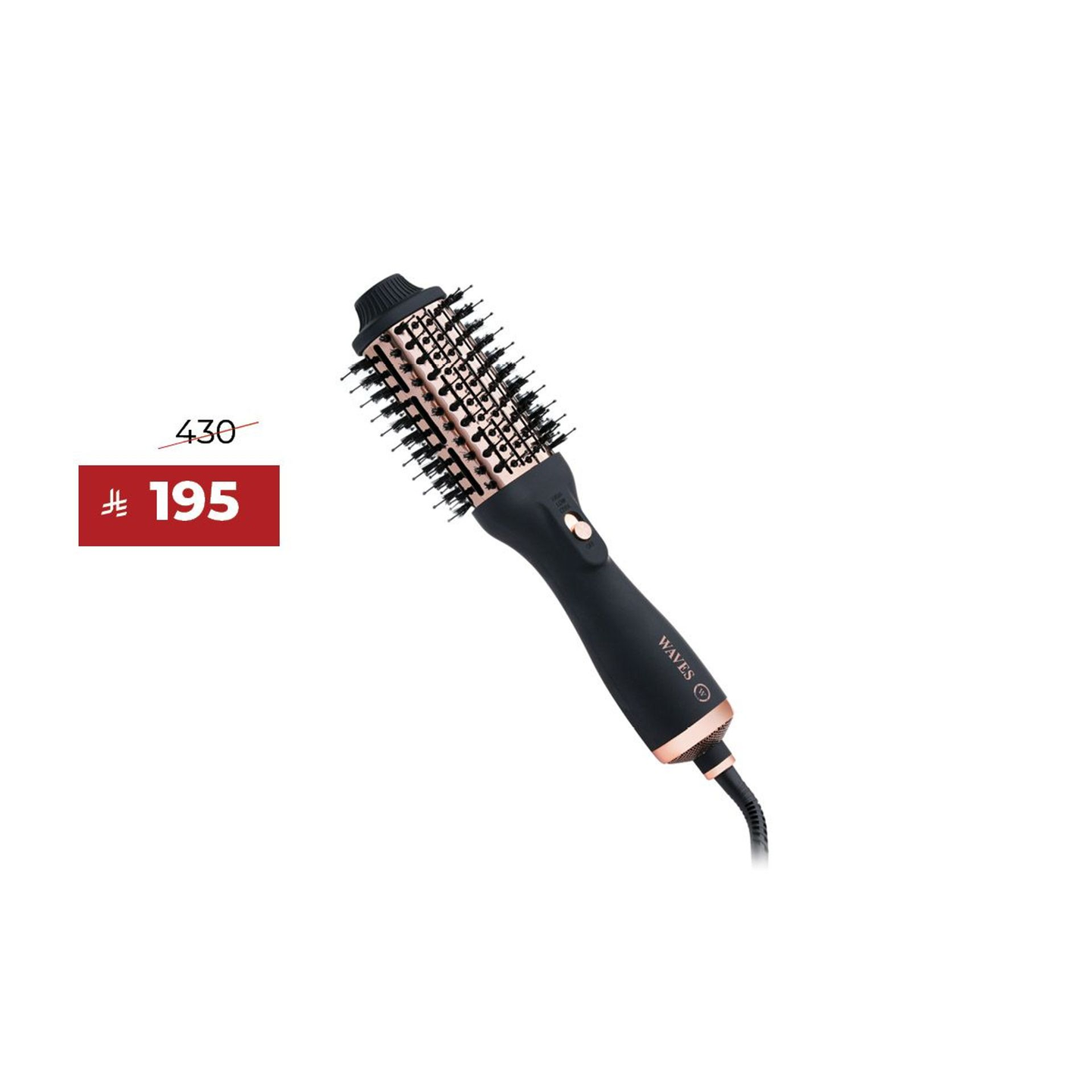 Waves Hair Straightener Brush Wa6600