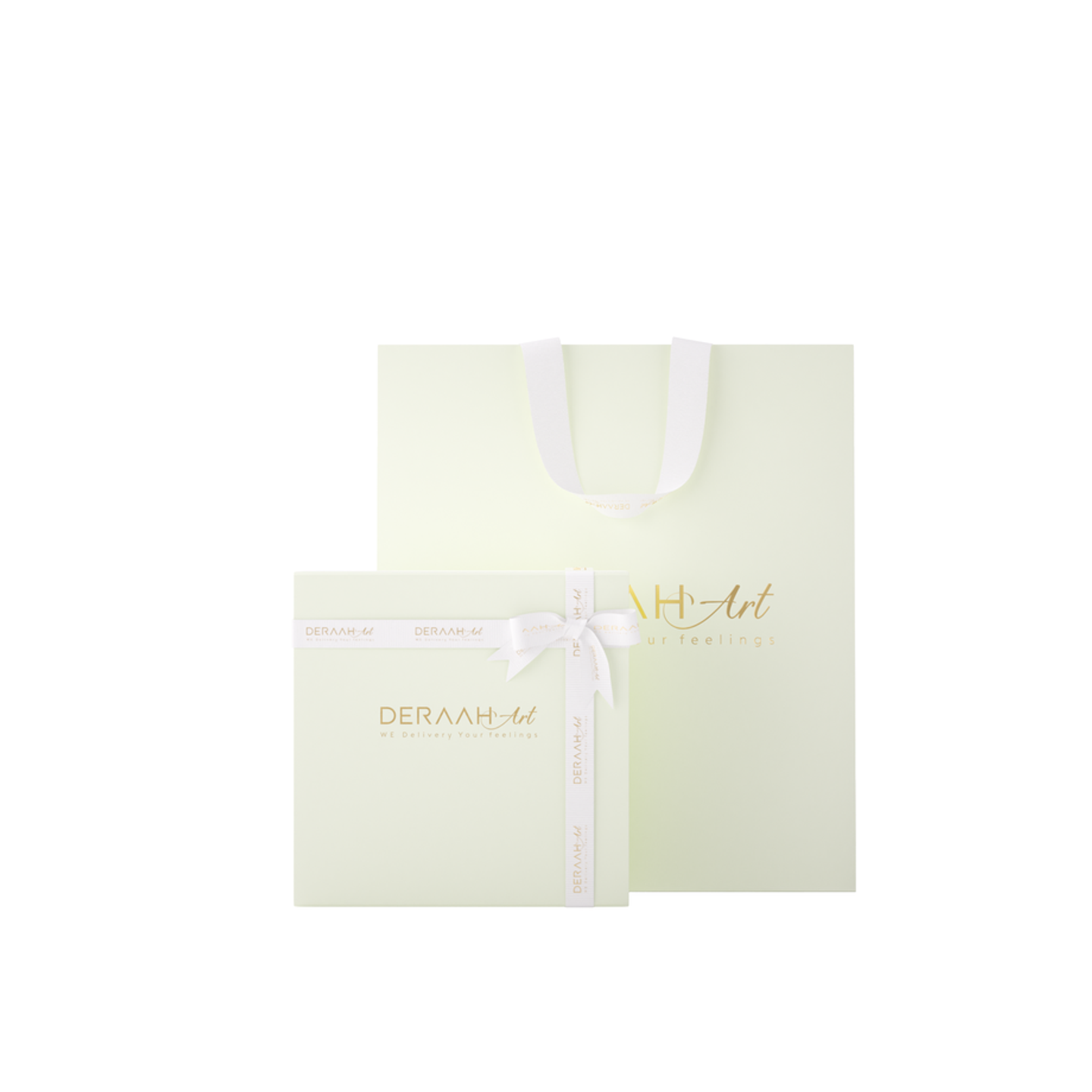 مجموعة تغليف درعه ارت ابيض صغير كاملة