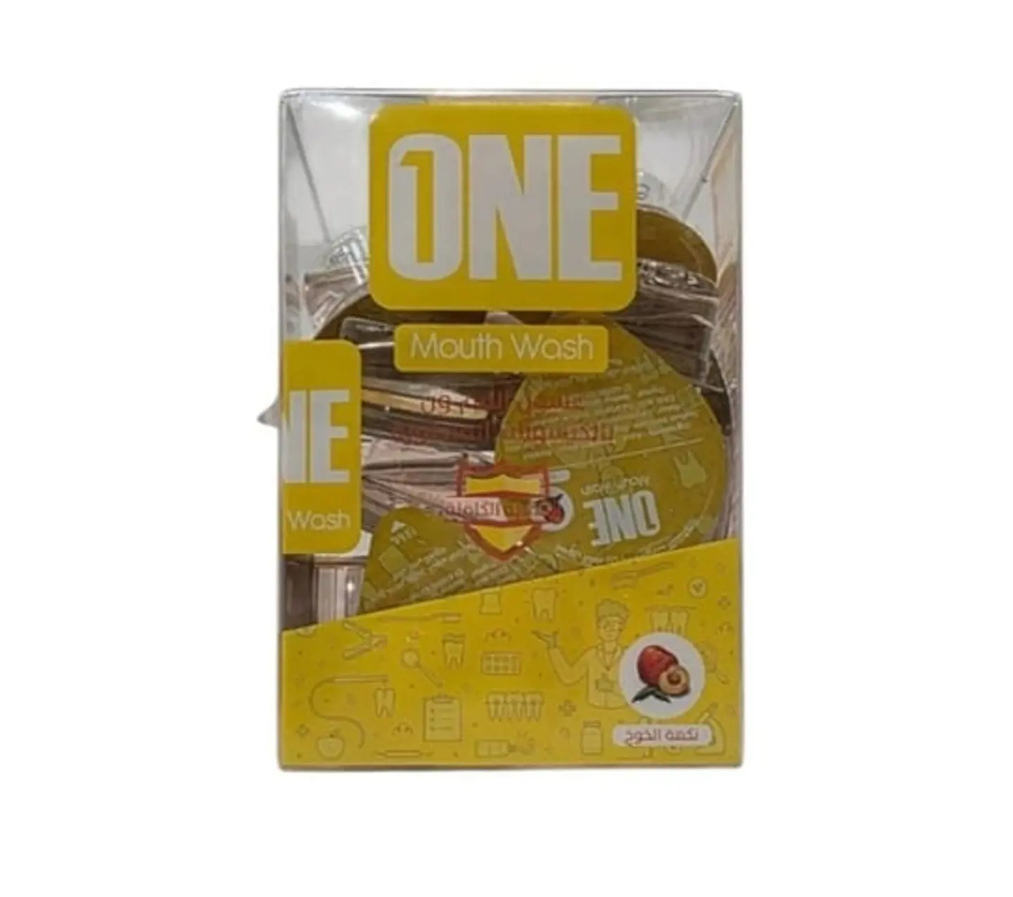 One Mouthwash With Advanced Capsules, Peach Flavor