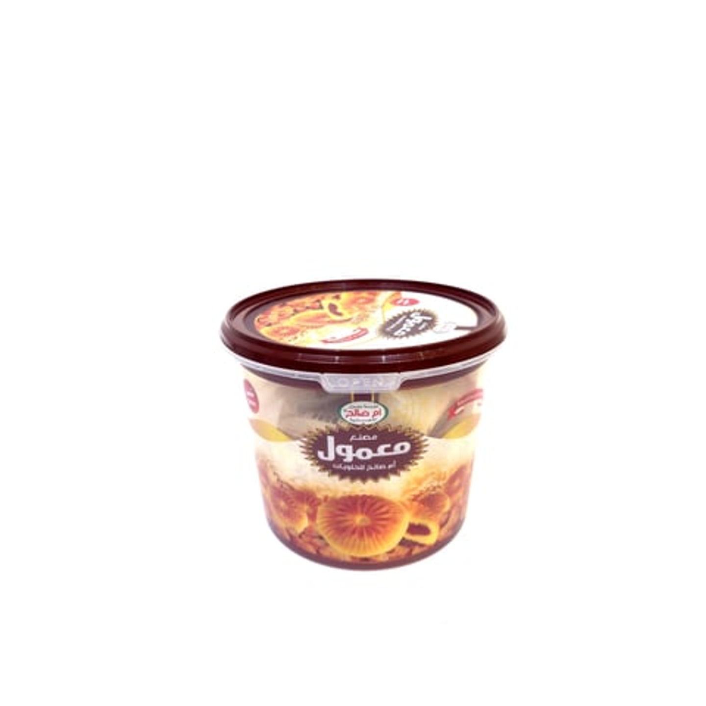 Umm Saleh's Date Filled Maamoul, Round Bucket, 600 Grams