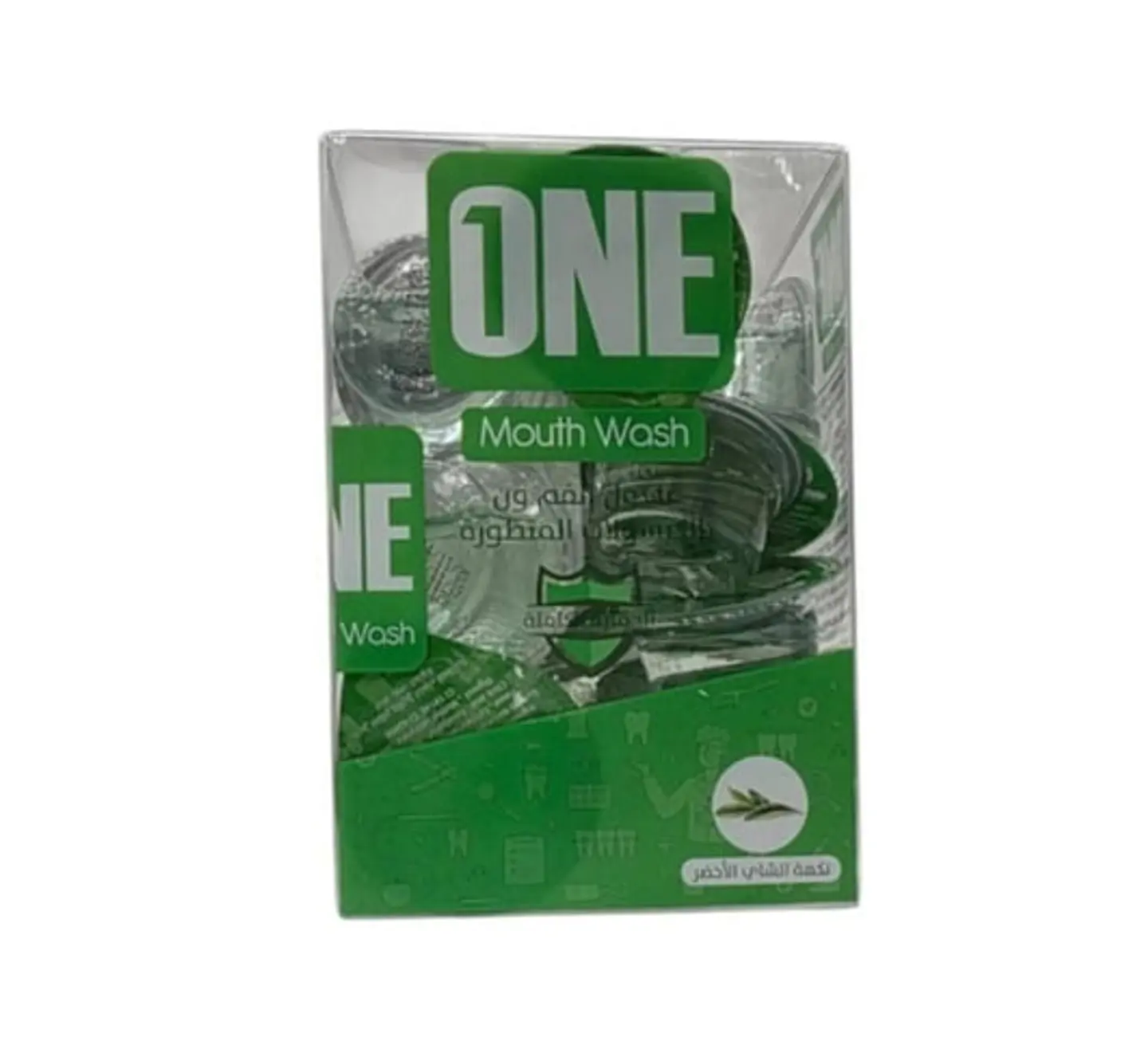 One Mouthwash With Advanced Capsules, Green Tea Flavor