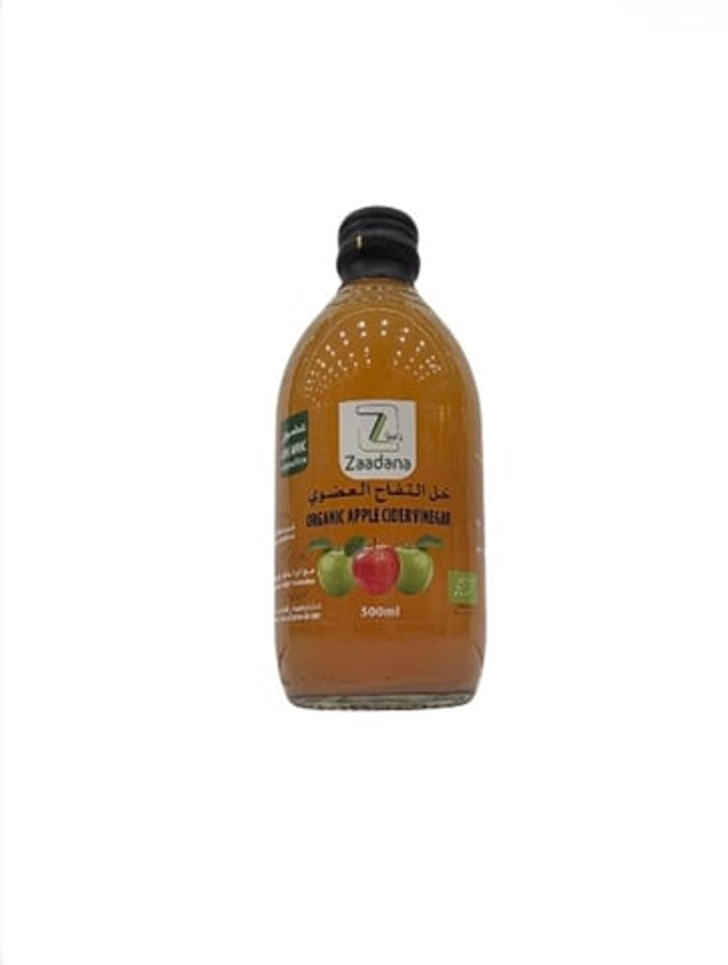 خل التفاح العضوي 500 مل من زادنا