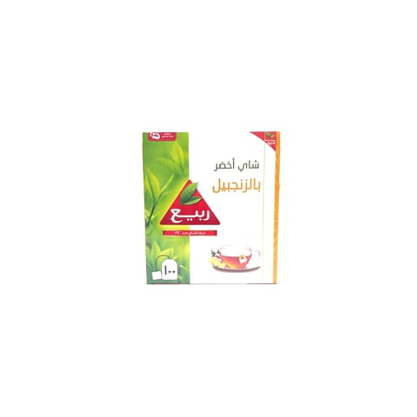 Spring Green Tea With Ginger, 100 Bags