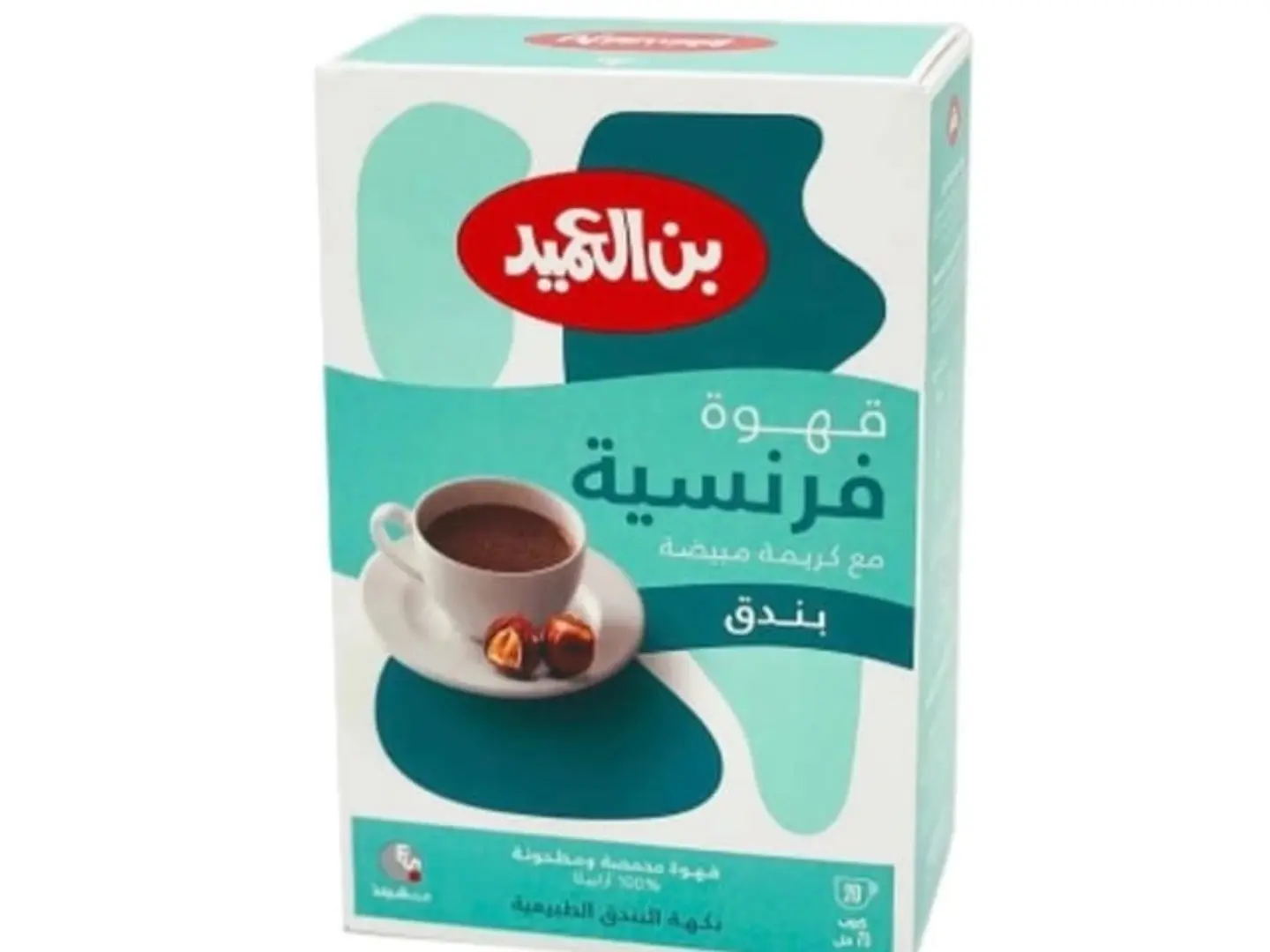 Al Ameed French Coffee With Hazelnut Flavor, 75ml