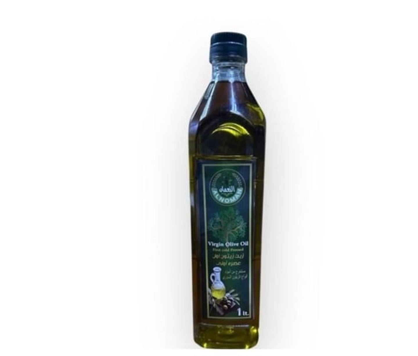 Syrian First Cold Press Olive Oil, Al Nu'man Brand, 1 Liter
