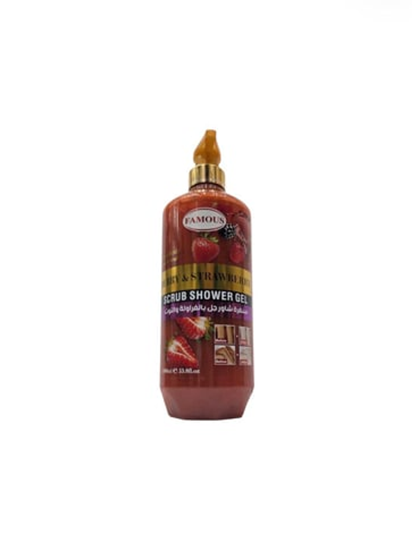 Famous Strawberry & Raspberry Shower Gel 1000ml