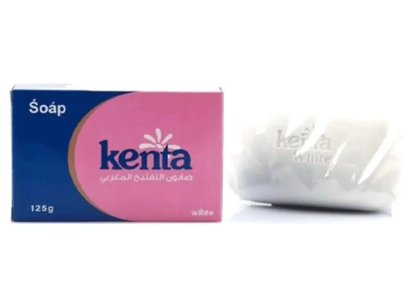 Kenta Moroccan Lightening Soap, Pink, 125g