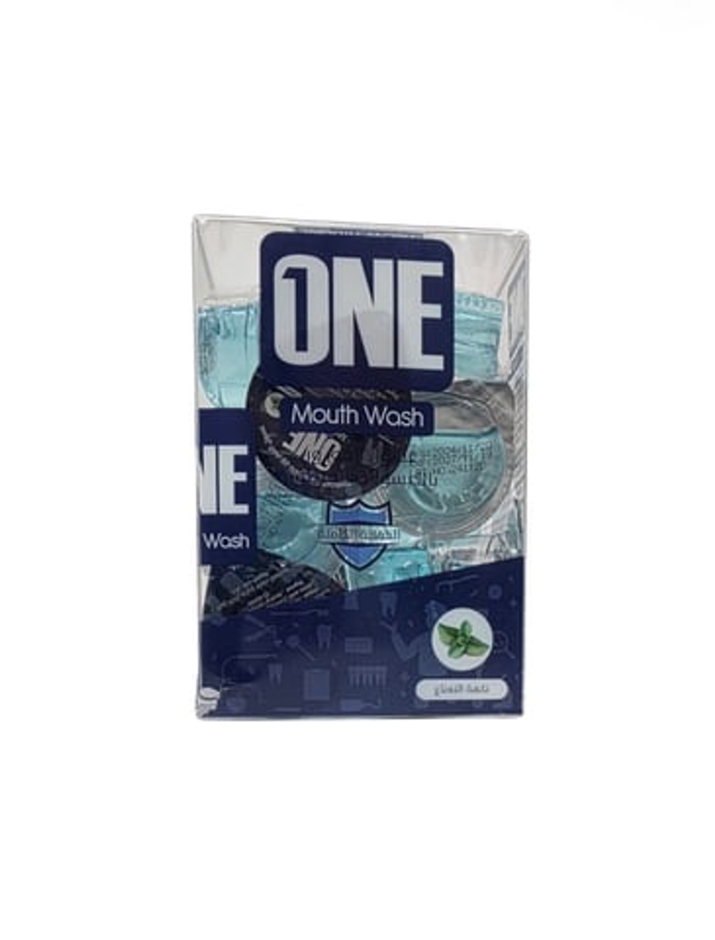 One Mouthwash With Advanced Capsules, Mint Flavor