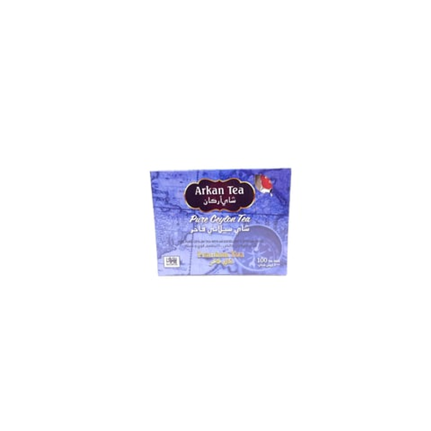 Premium Ceylon Argan Tea, Blue, 100 Bags