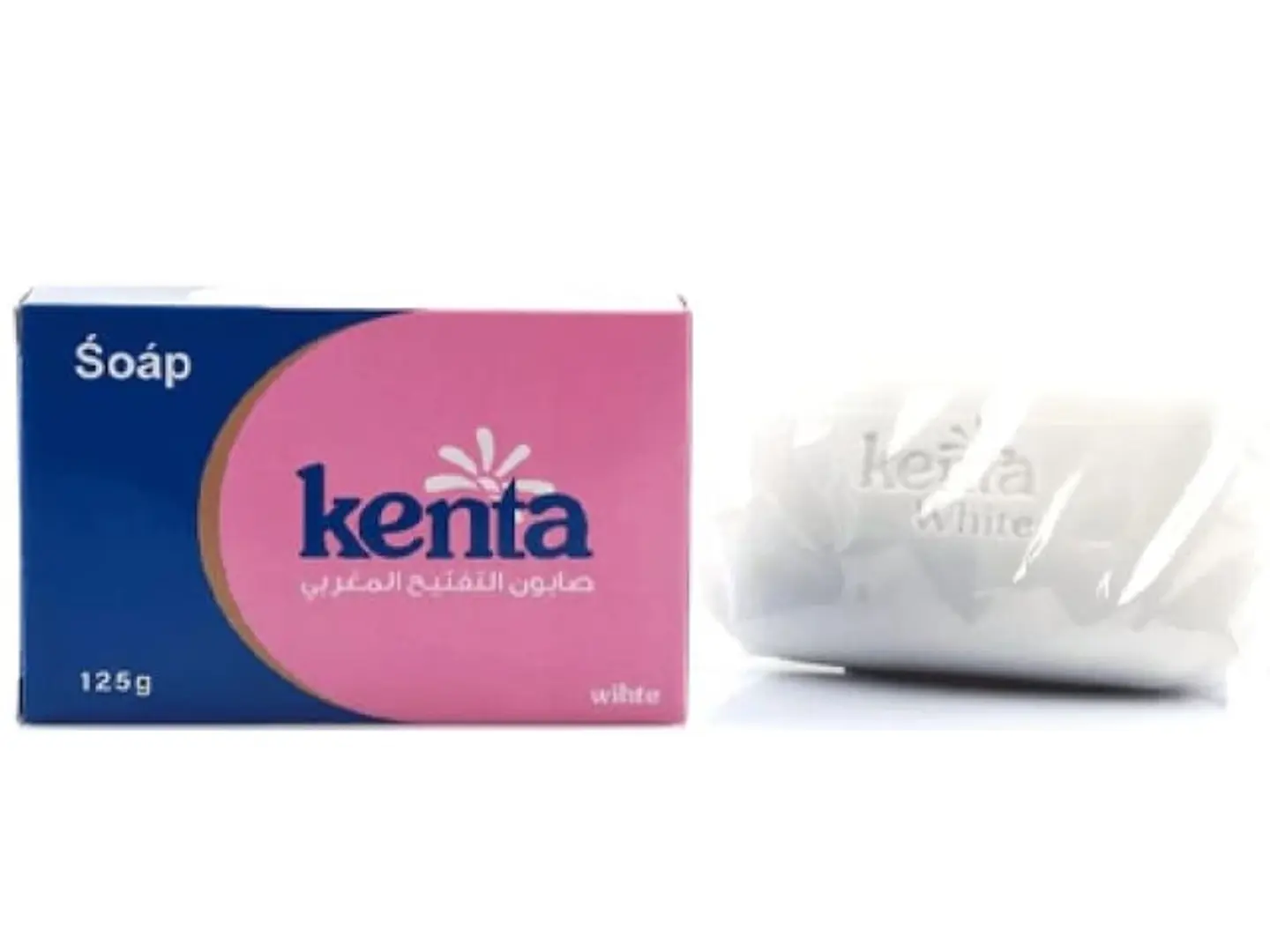 Kenta Moroccan Lightening Soap, Pink, 125g