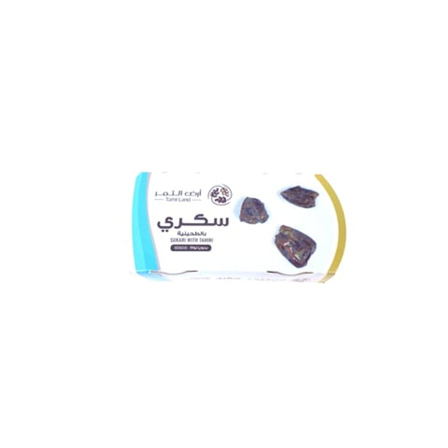 تمر سكري بالطحينية منزوع النوى 2 علب معدنية