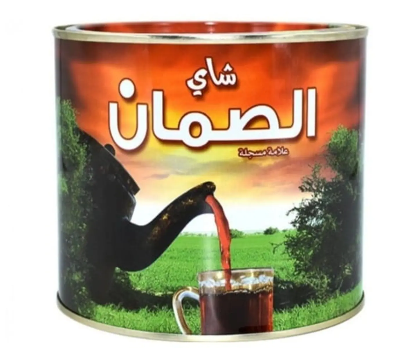 شاي الصمان سيلاني أوراق كاملة دائري 360 جرام