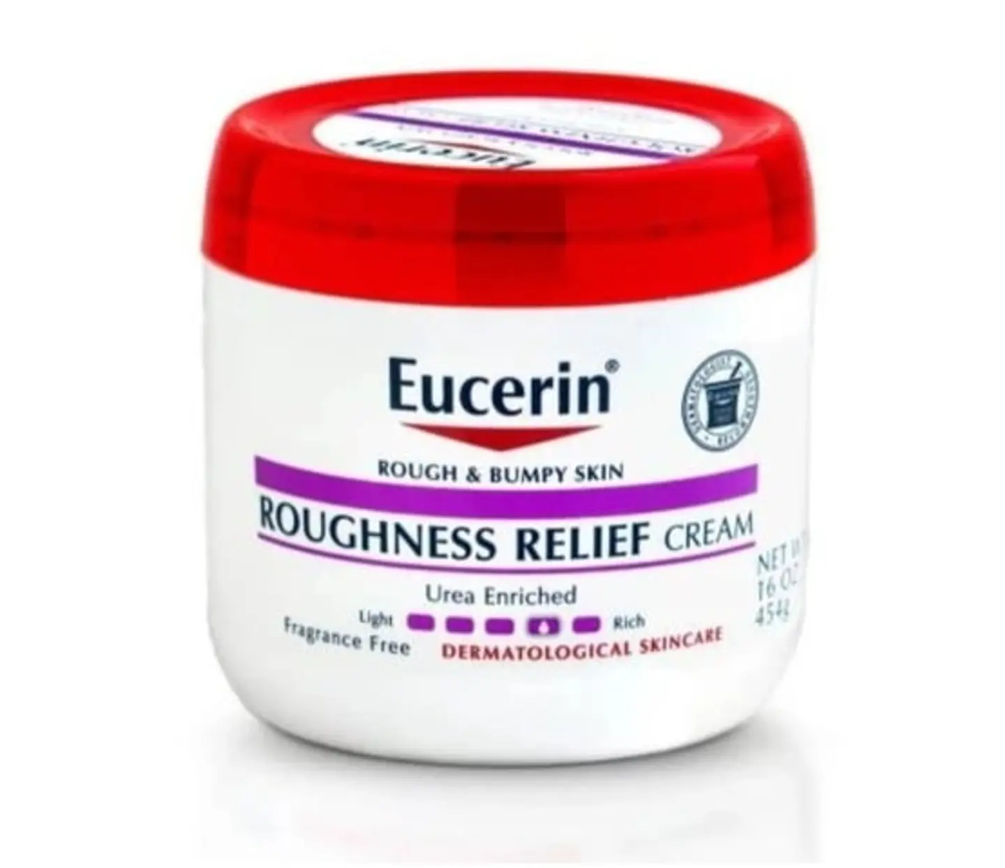 Eucerin Skin Roughness Relief Cream With Urea And Ceramide 454g (Purple)