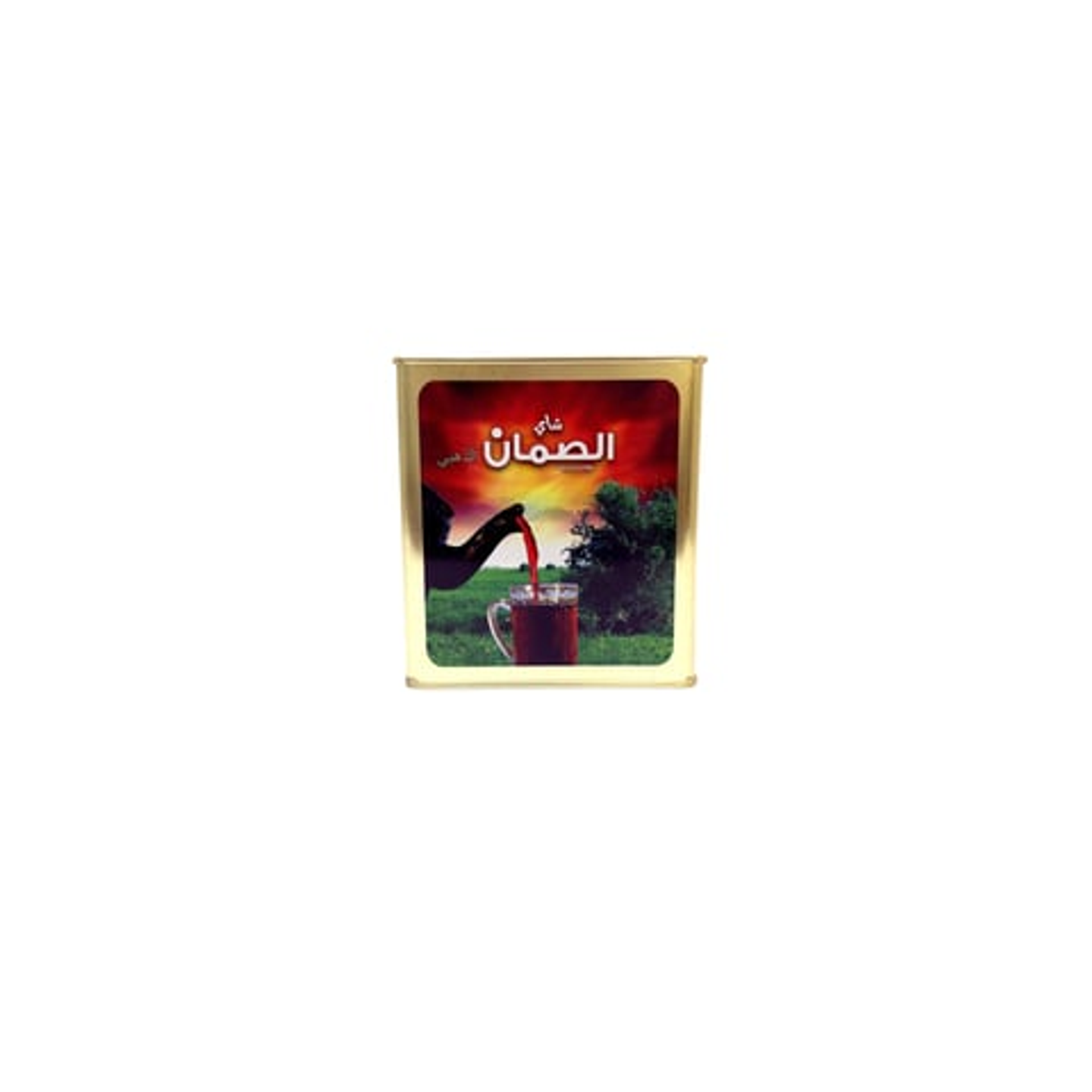 Al Saman Black Ceylon Tea, Whole Leaves, Square, 360g