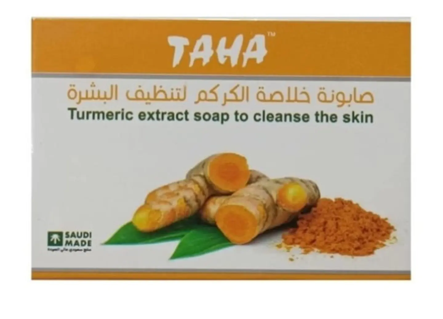 Taha Turmeric Extract Soap For Skin Cleansing