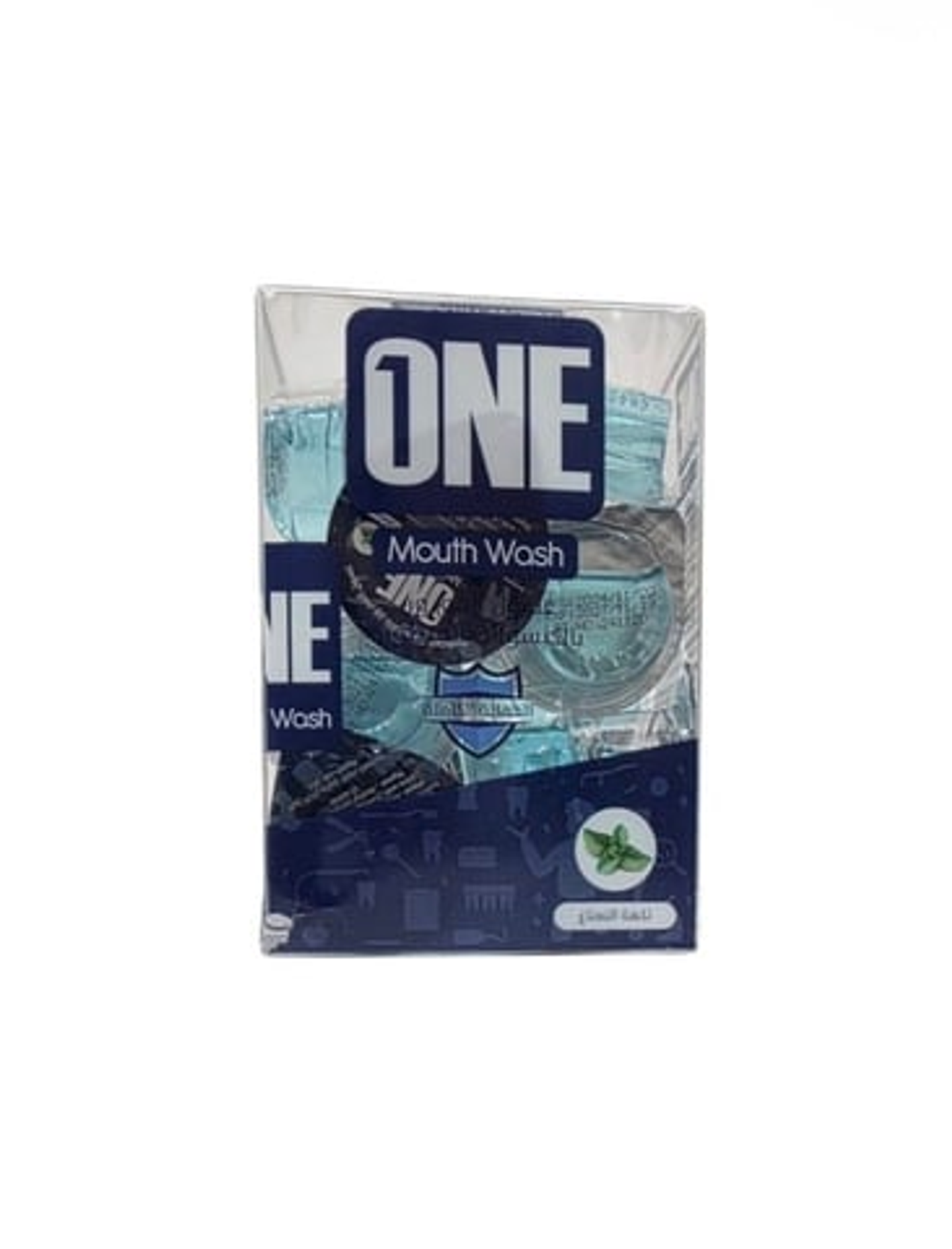One Mouthwash With Advanced Capsules, Mint Flavor