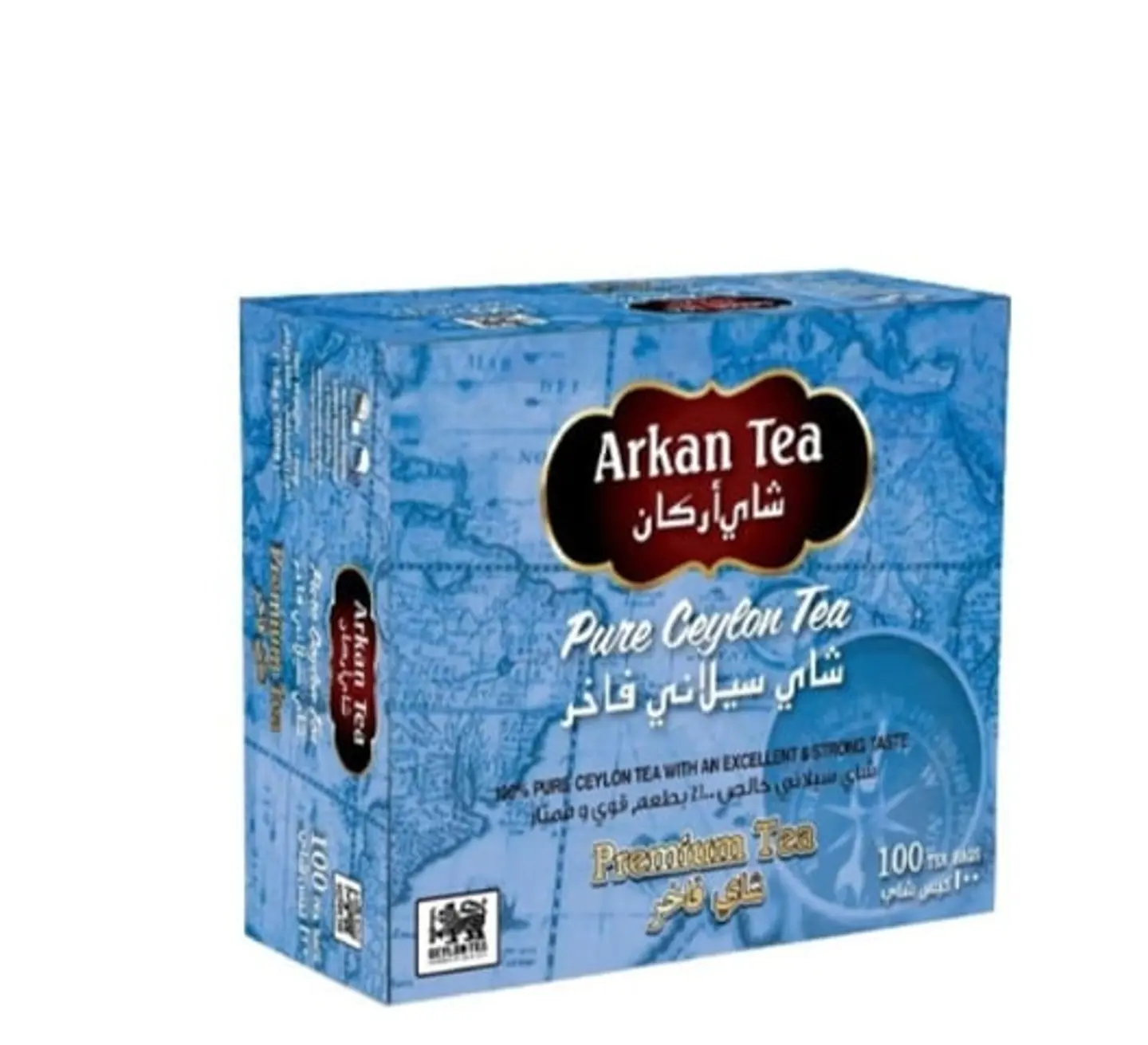 Premium Ceylon Argan Tea, Blue, 100 Bags