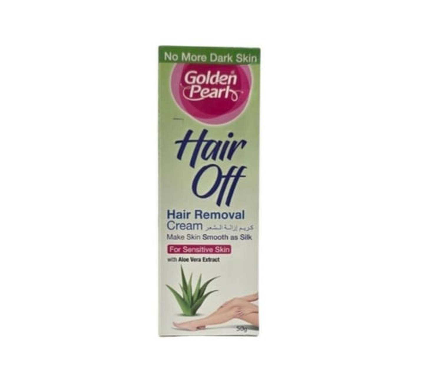 Golden Pearl Aloe Vera Hair Removal Cream 50g
