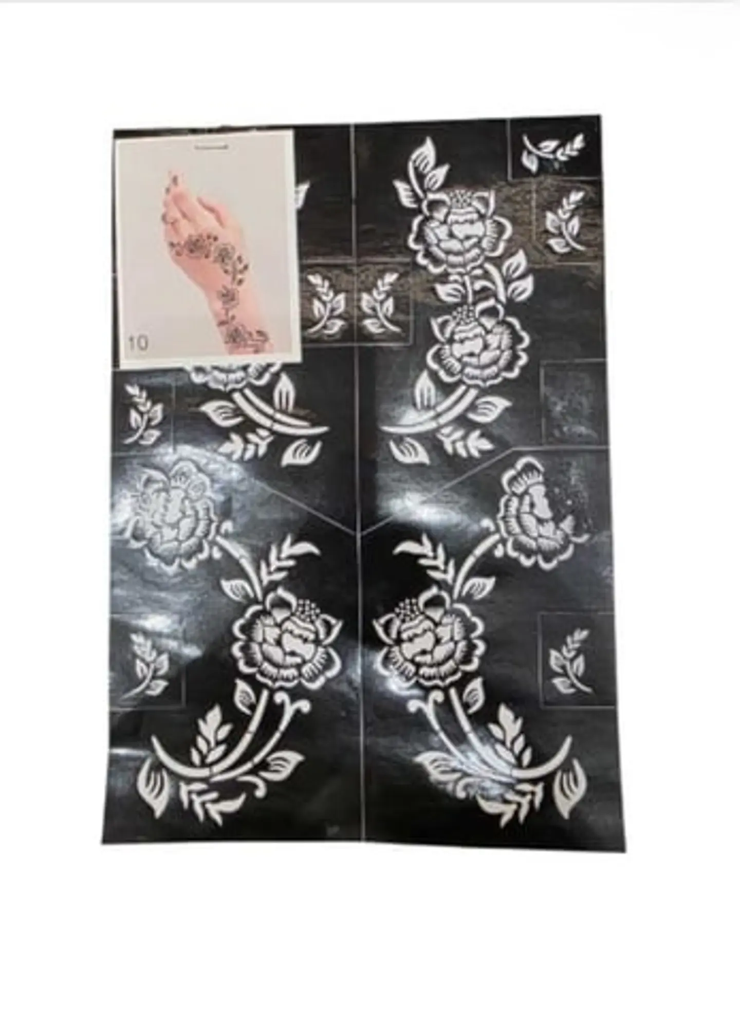 نقش حناء لليدين(موديل1)