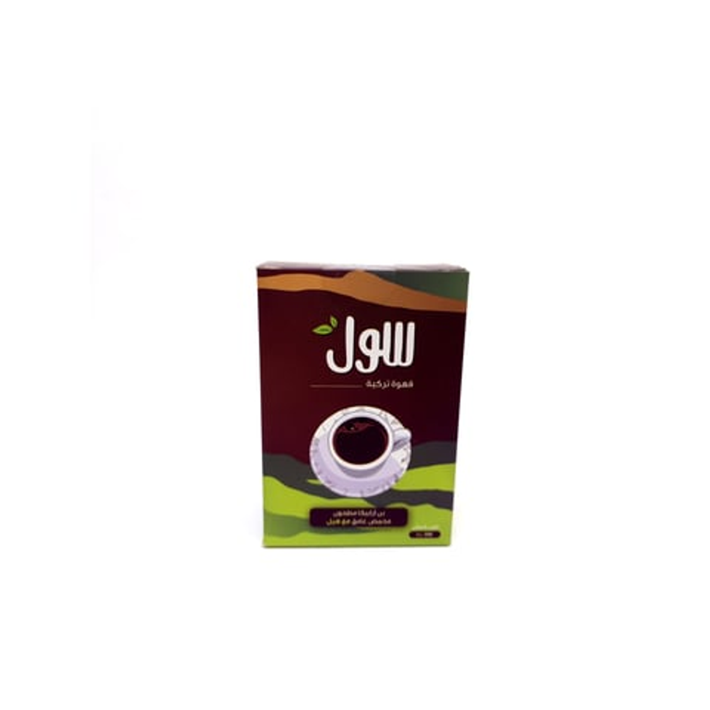 Sol Turkish Coffee, Dark Roasted Ground Arabica Beans With Cardamom, 200g