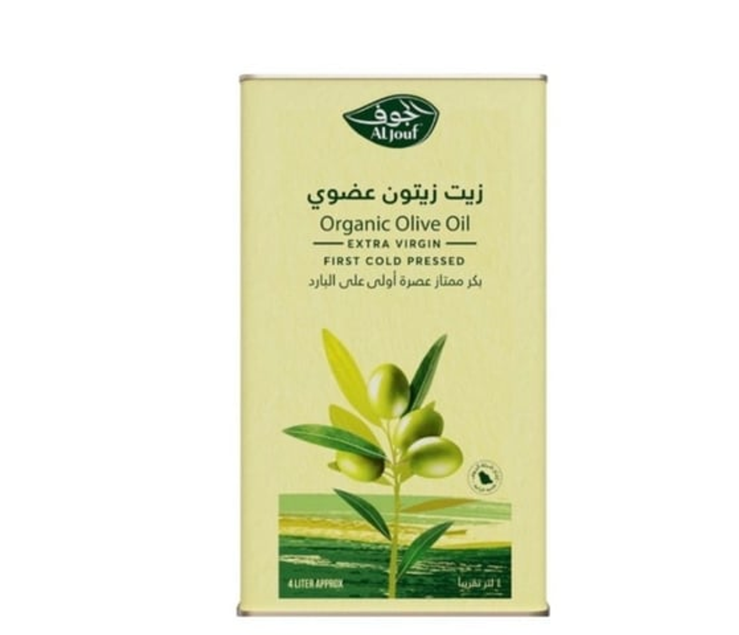 زيت زيتون الجوف عضوي عصرة أولى 4 لتر