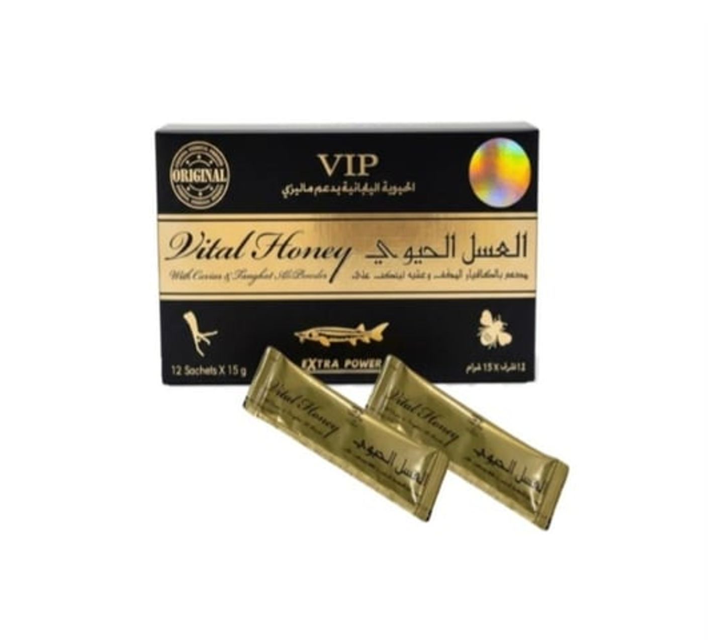 العسل الحيوي عضوي ماليزي 12 ظرف