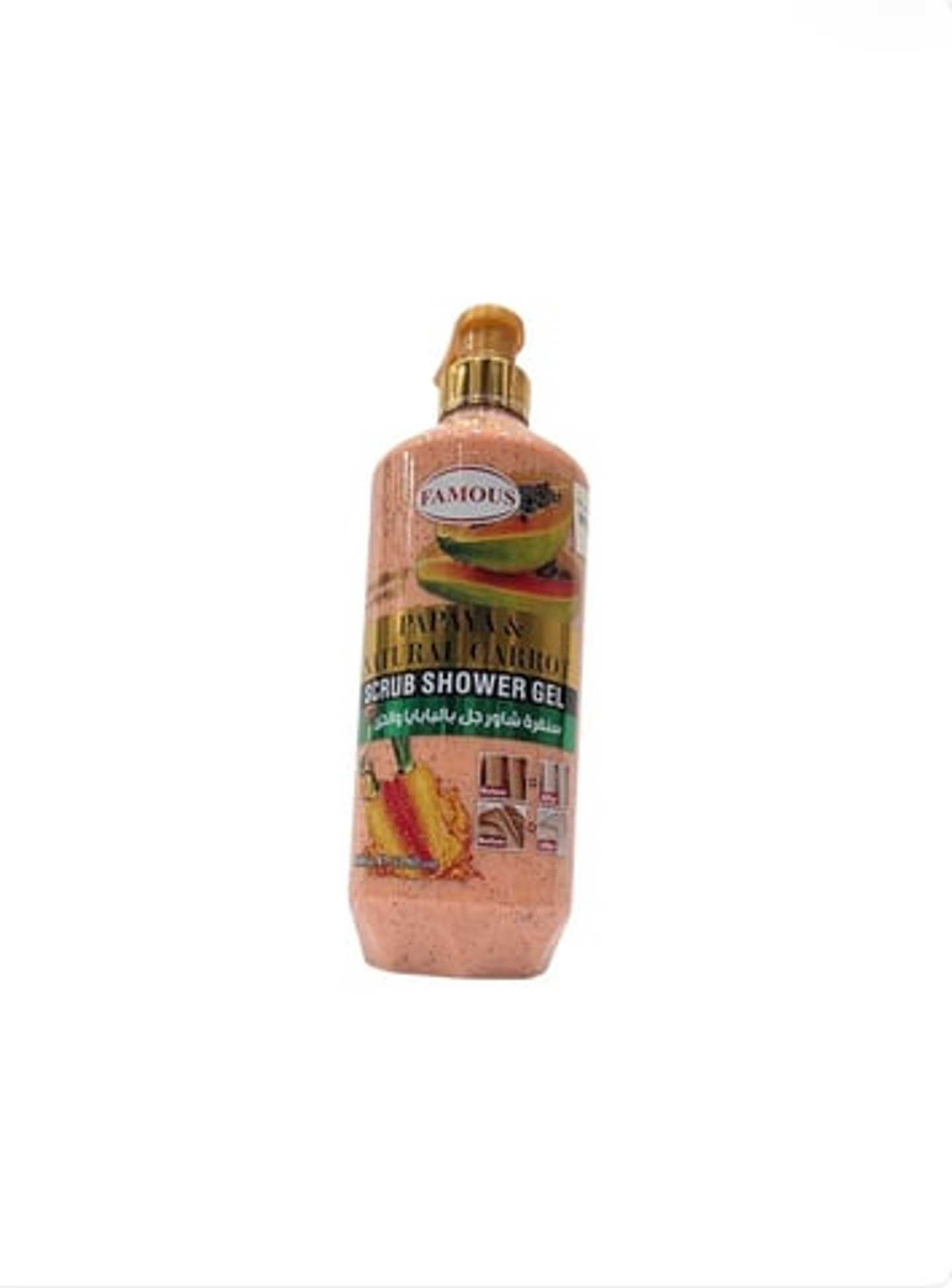 Famous Shower Gel With Papaya And Carrot 1000ml