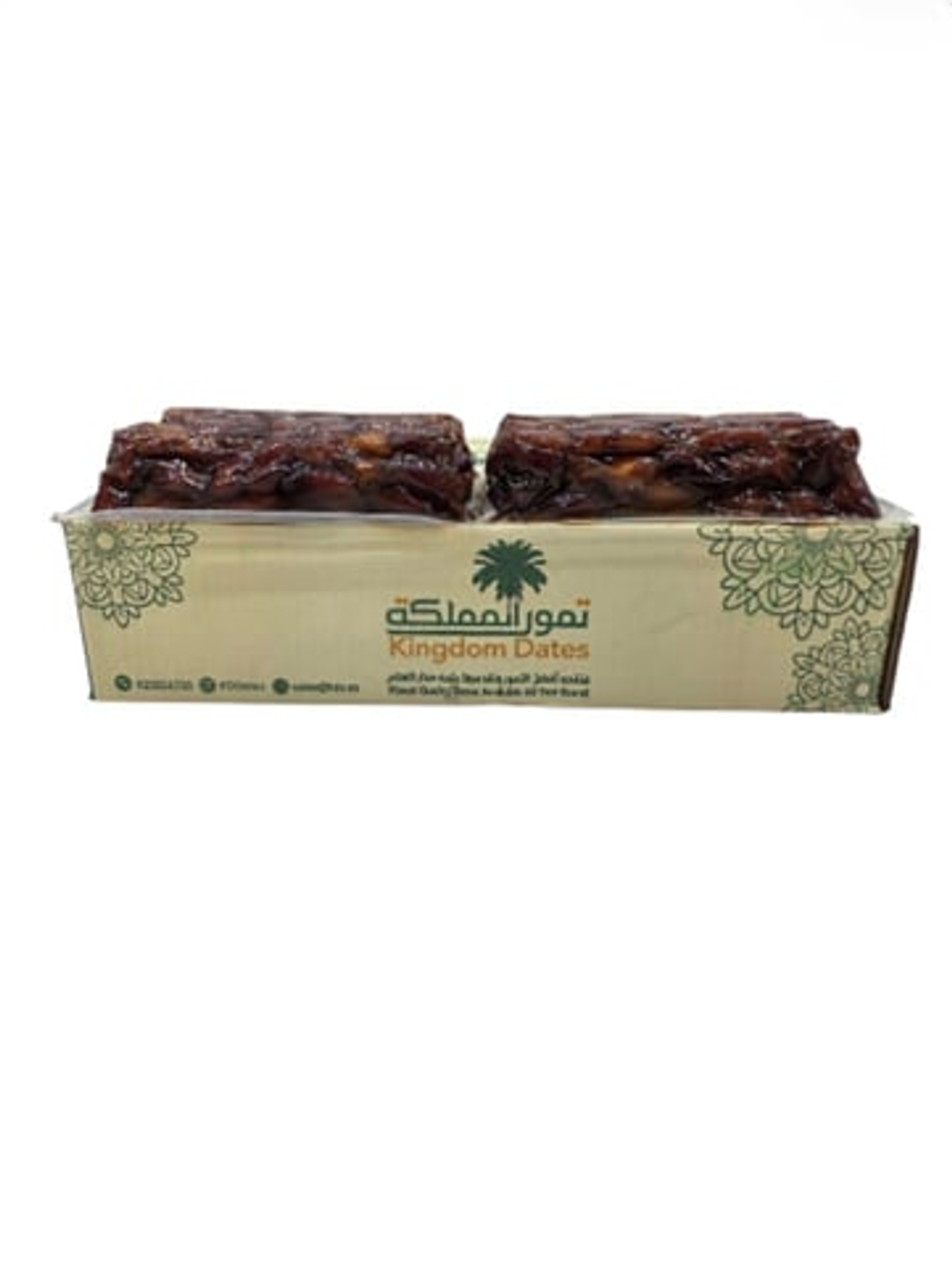 Kingdom Dates Carton, Al Qassim Khalas, 1 Kg (8 Packs)
