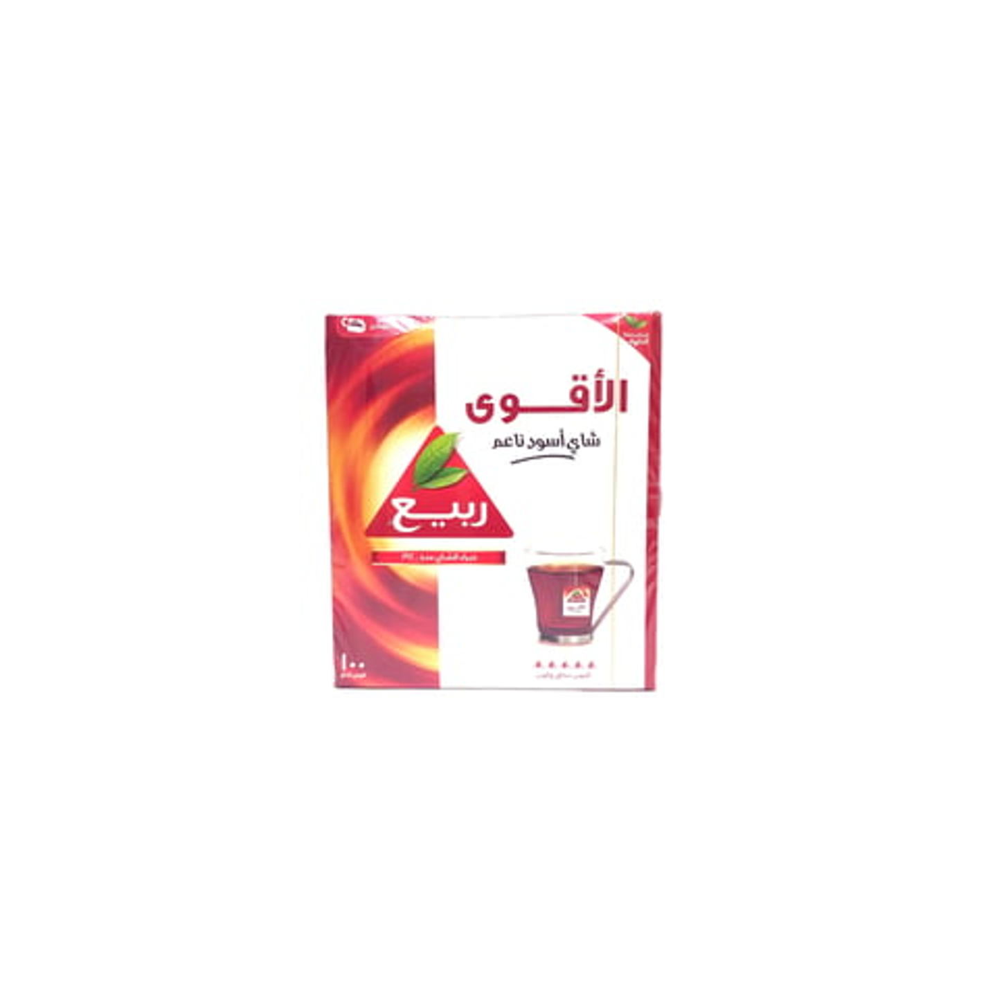 شاي ربيع الأقوى اسود ناعم 100 كيس