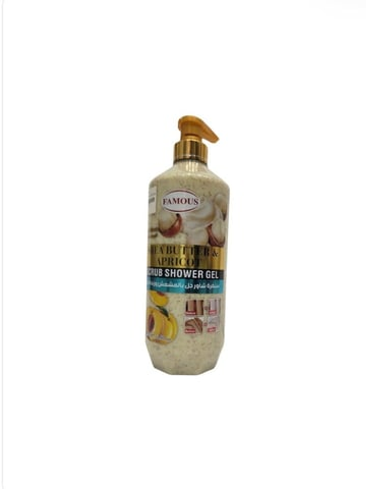 Famous Apricot & Shea Butter Shower Gel Scrub 1000ml