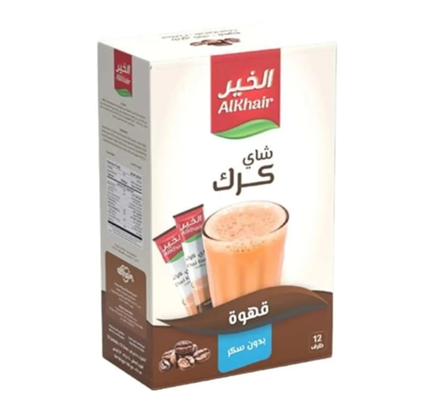 كرك قهوة بدون سكر الخير 12 ظرف