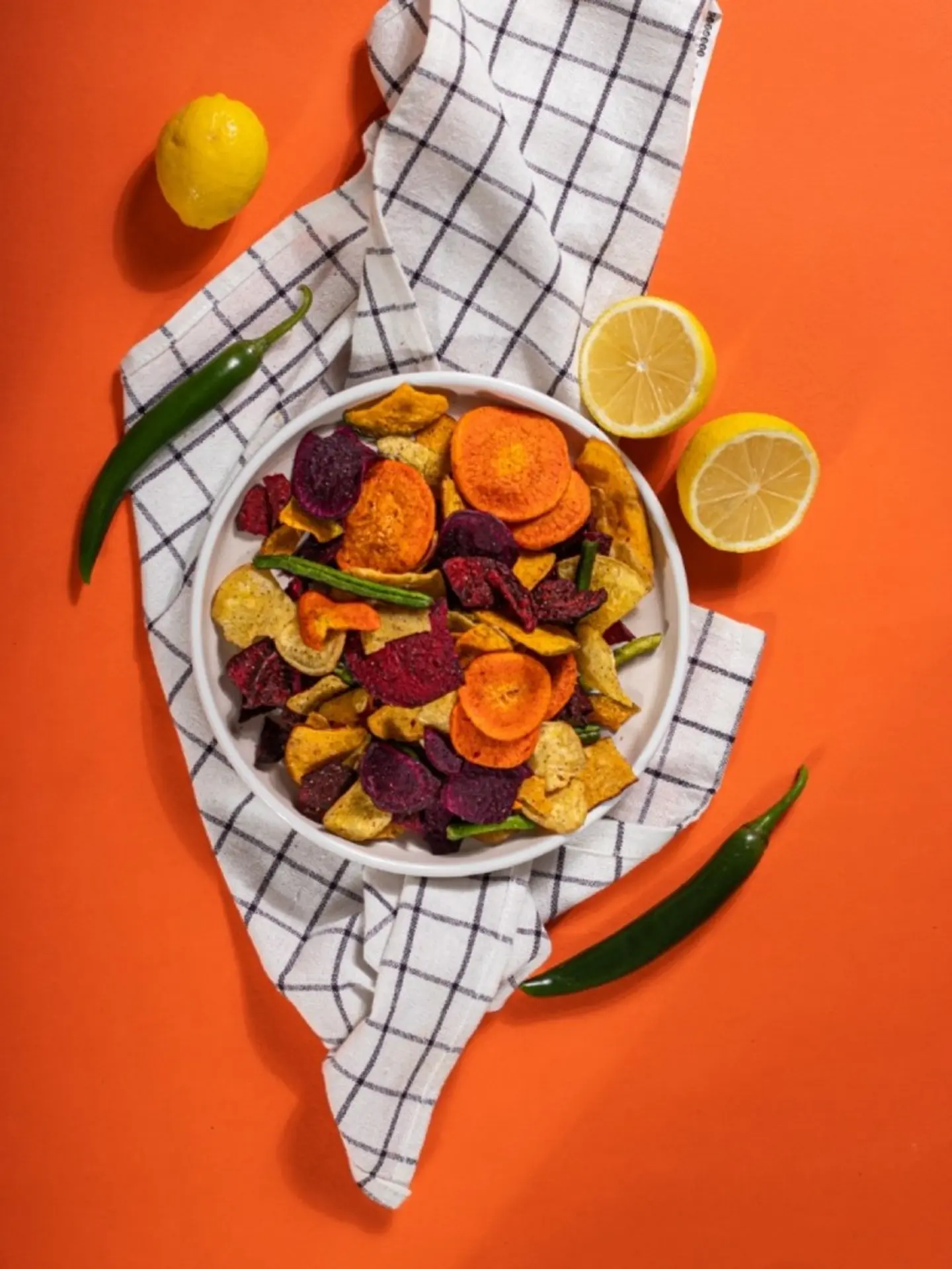 خضار مشكل بالليمون والفلفل مجفف