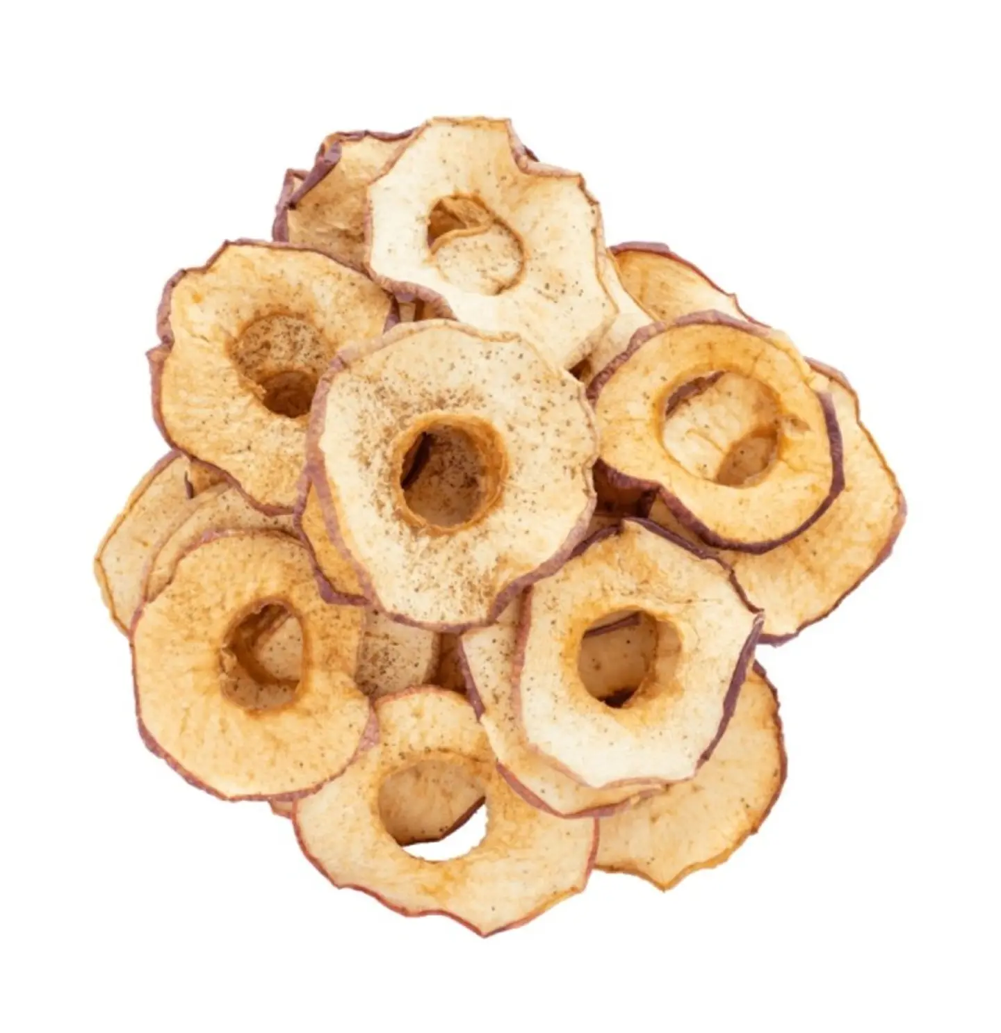 تفاح مجفف بالقرفة