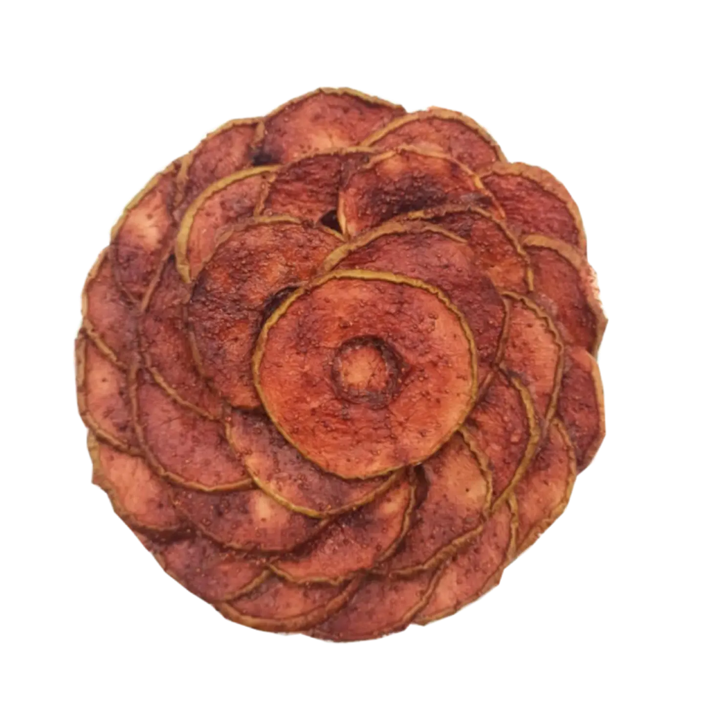 تفاح بالفراولة