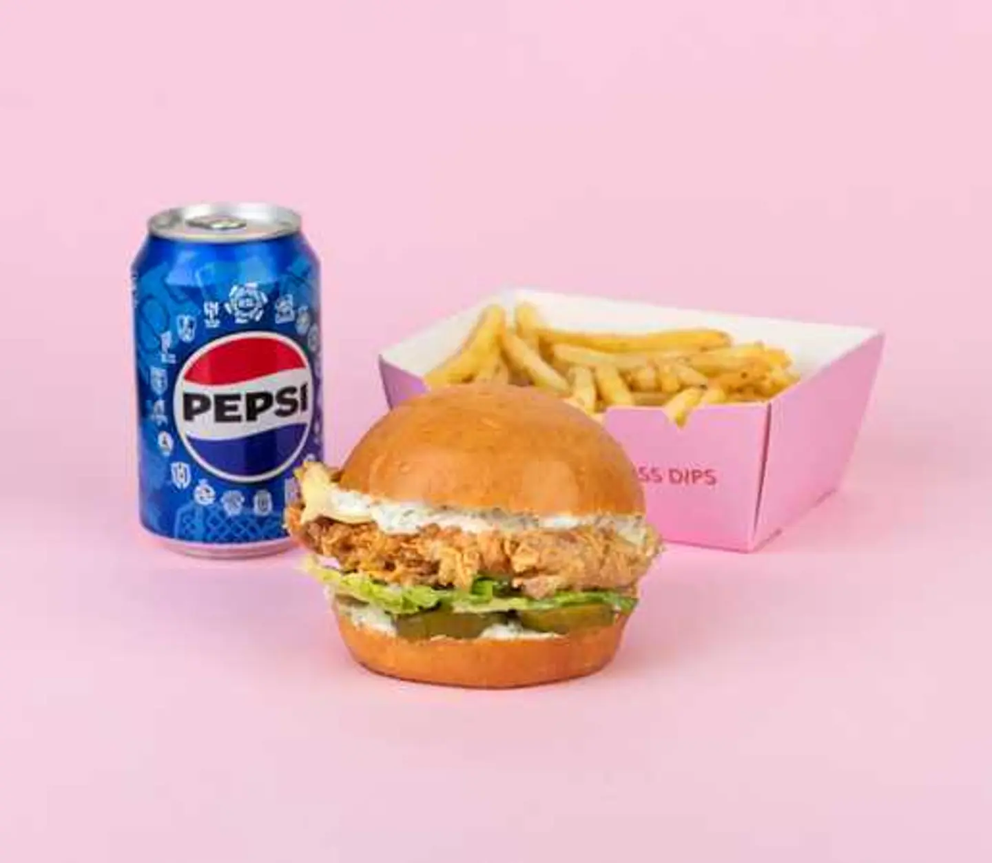 Ranch Chicken Burger Meal