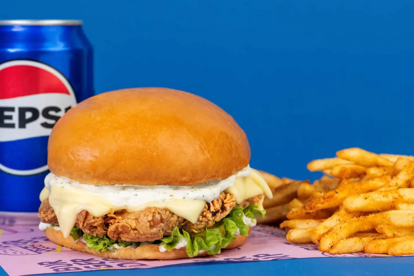 Ranch Chicken Burger Meal