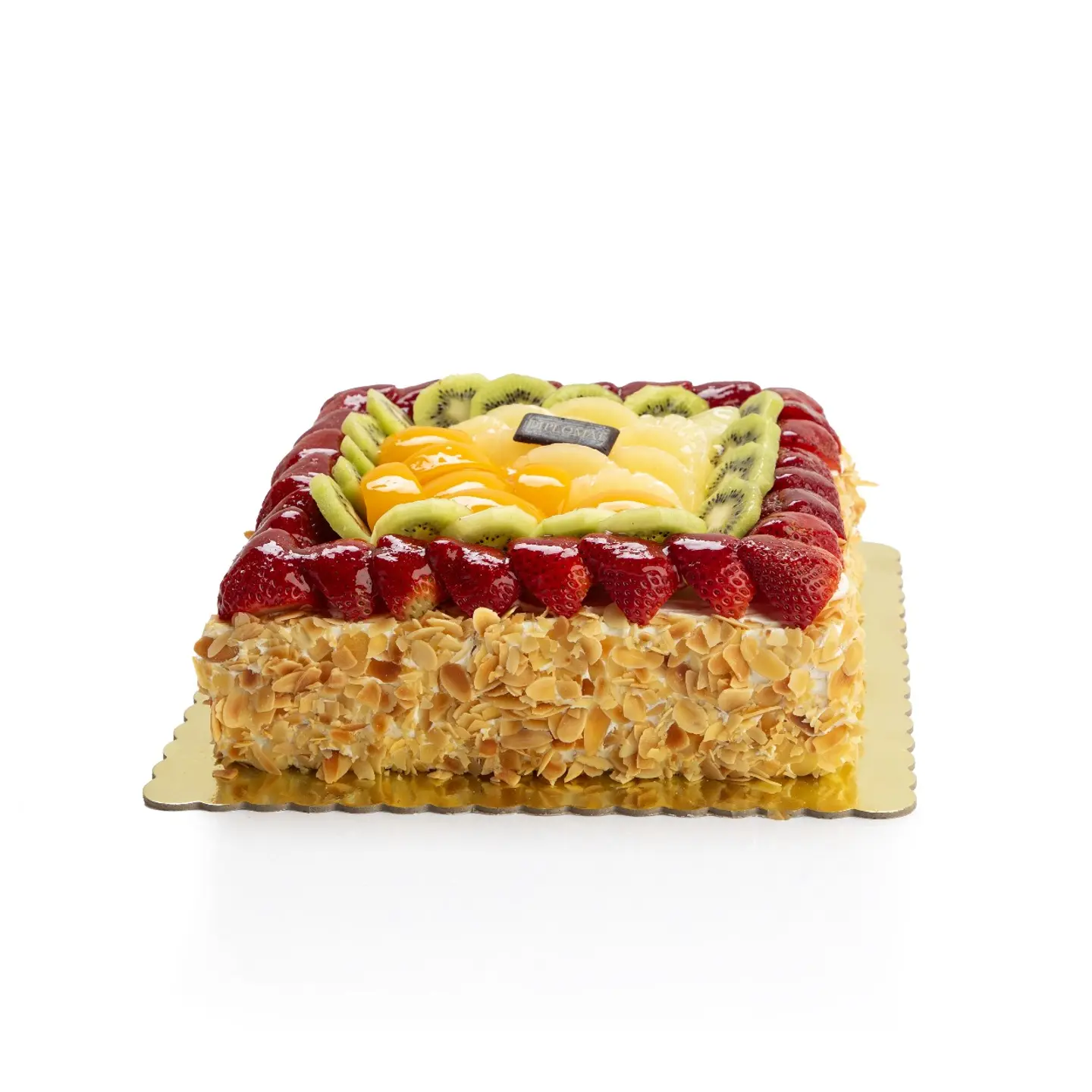 كيكة الفواكه عشرة اشخاص مربع