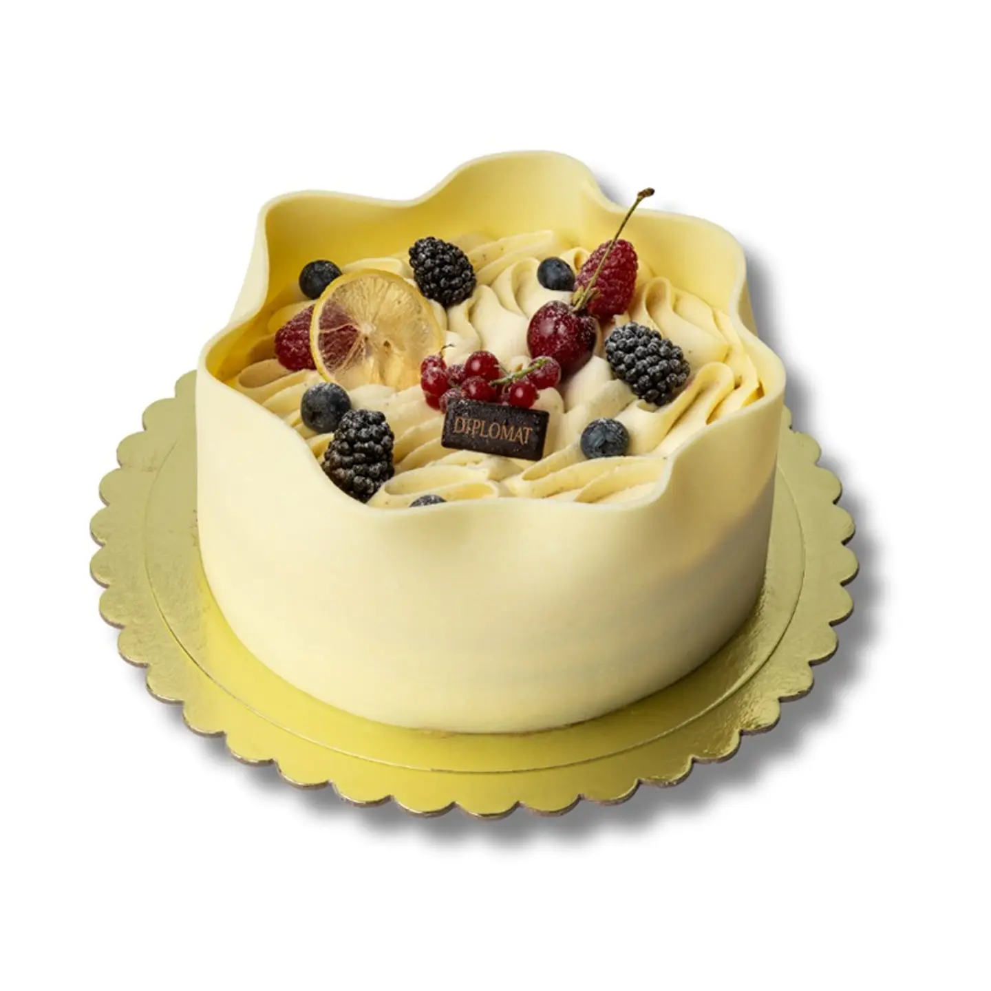 كيكة الليمون بالكرز