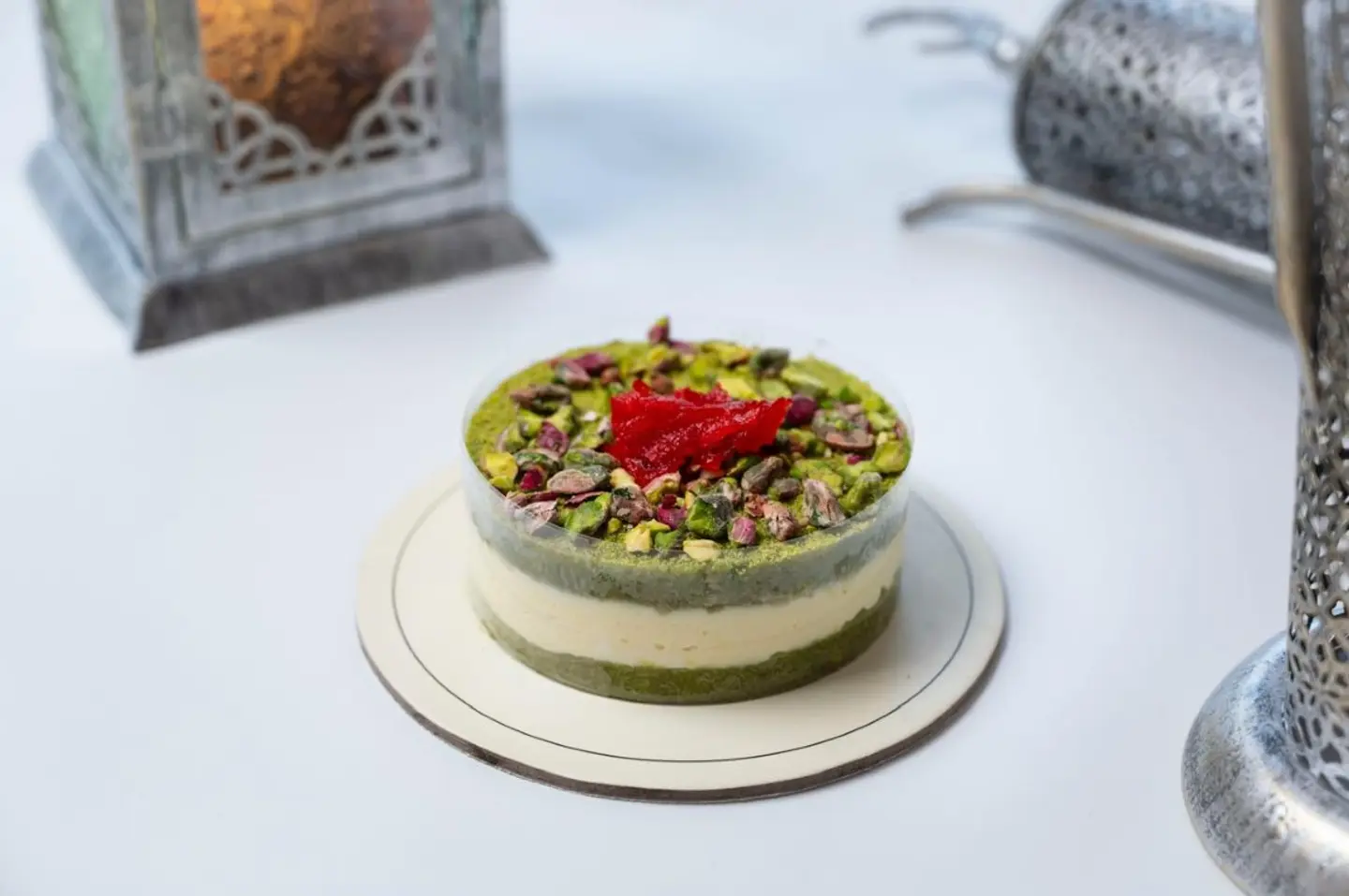 قالب مفروكه مع قشطة