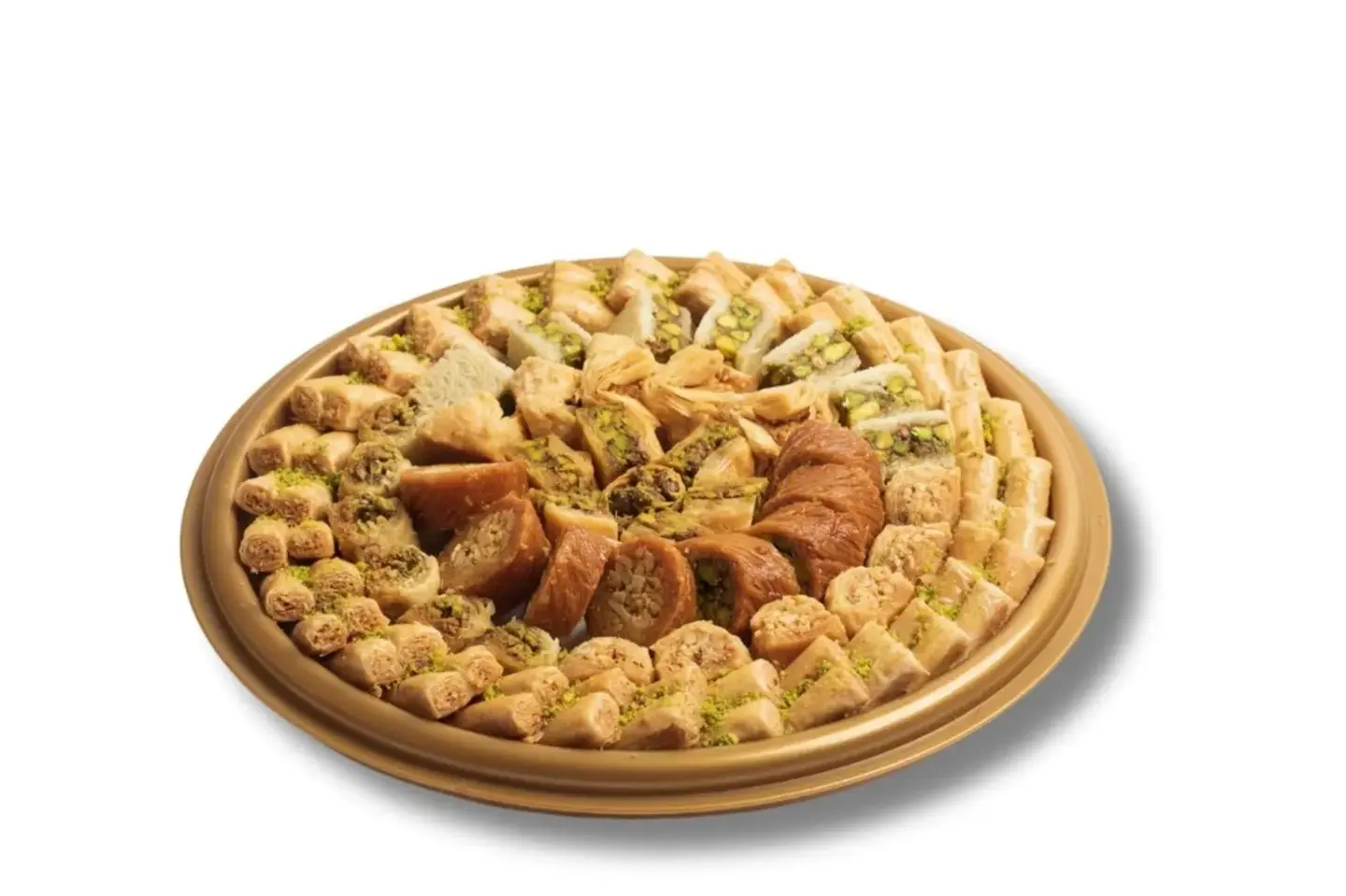 Golden Mixed Baklava Plate Kilo
