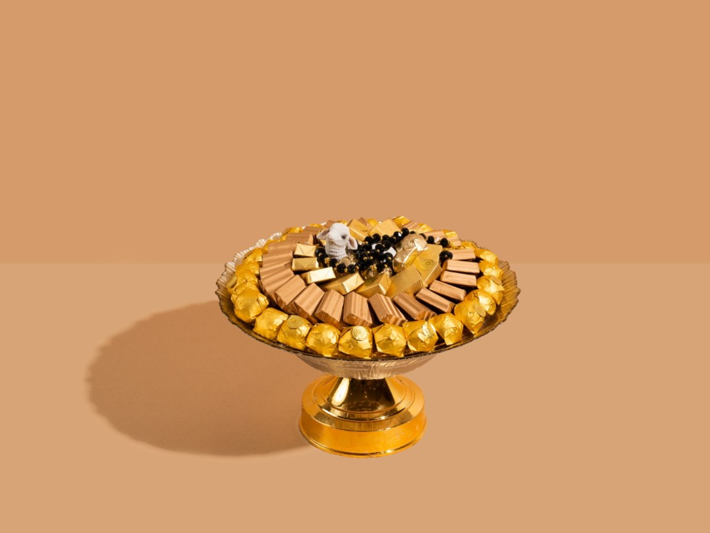 Small Gold Chocolate Plate