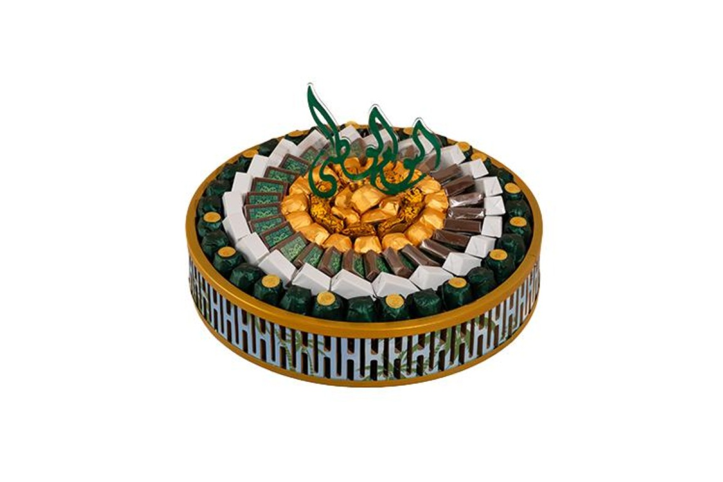 Large Round Chocolate Decoration National Day