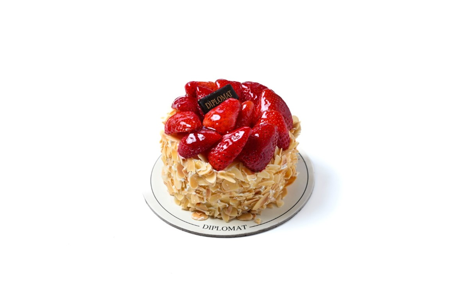 Strawberry Cake Two Persons