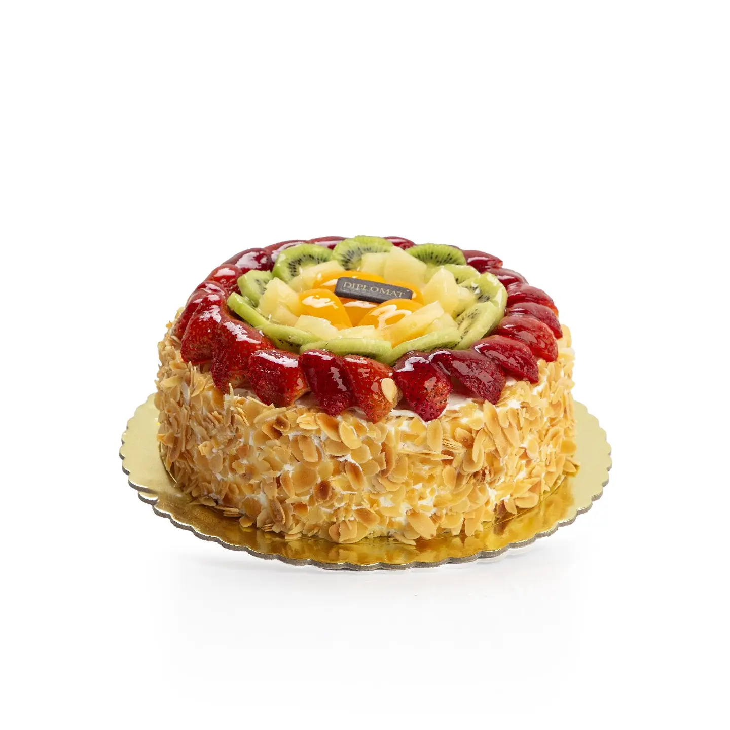 كيكة الفواكه ثمانية أشخاص مدور