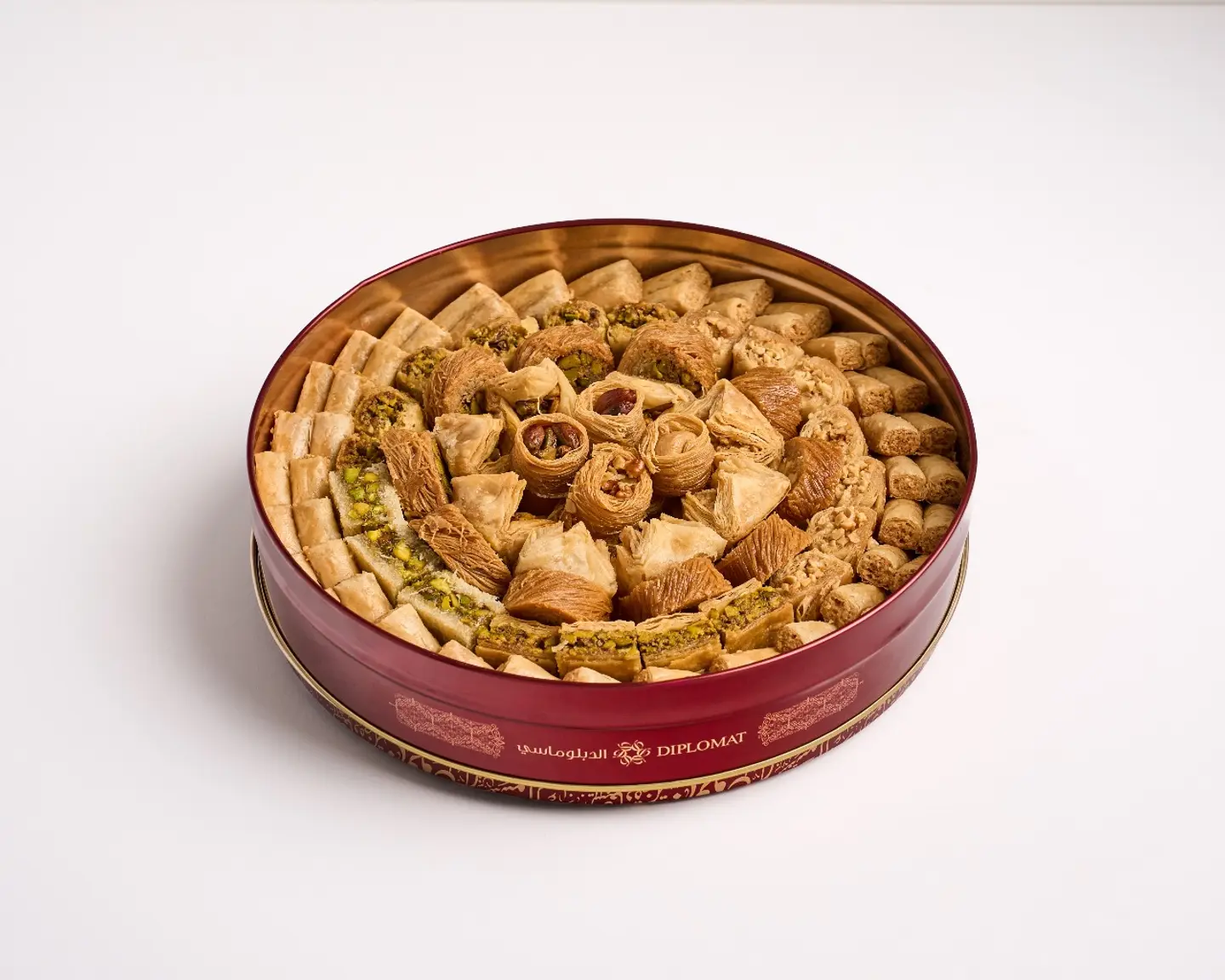 Large Mixed Round Baklawa