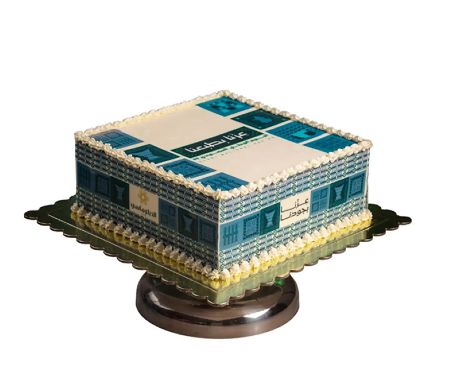 National Day Square Cake