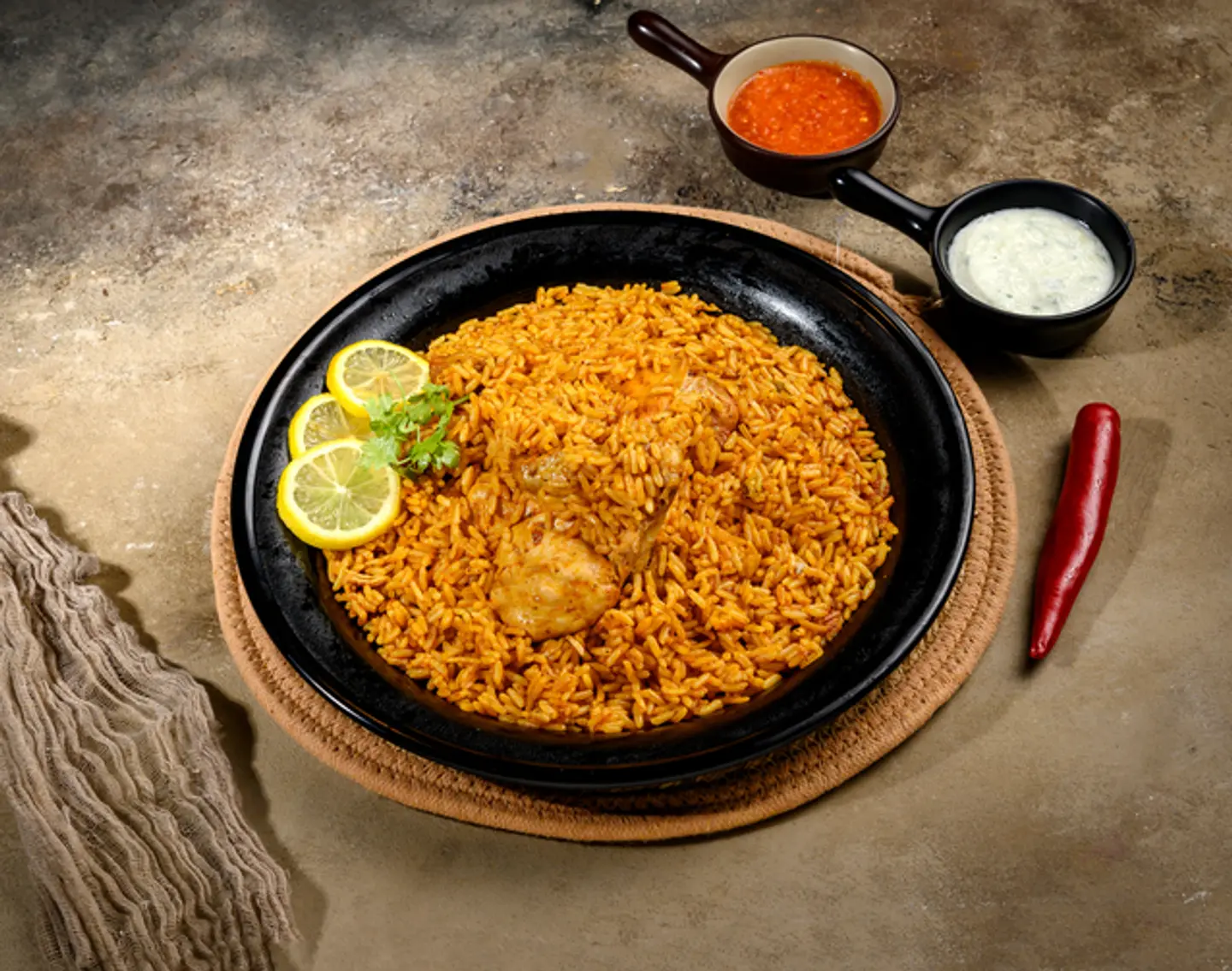 مضغوط أبودمعة دجاج (أحمر)