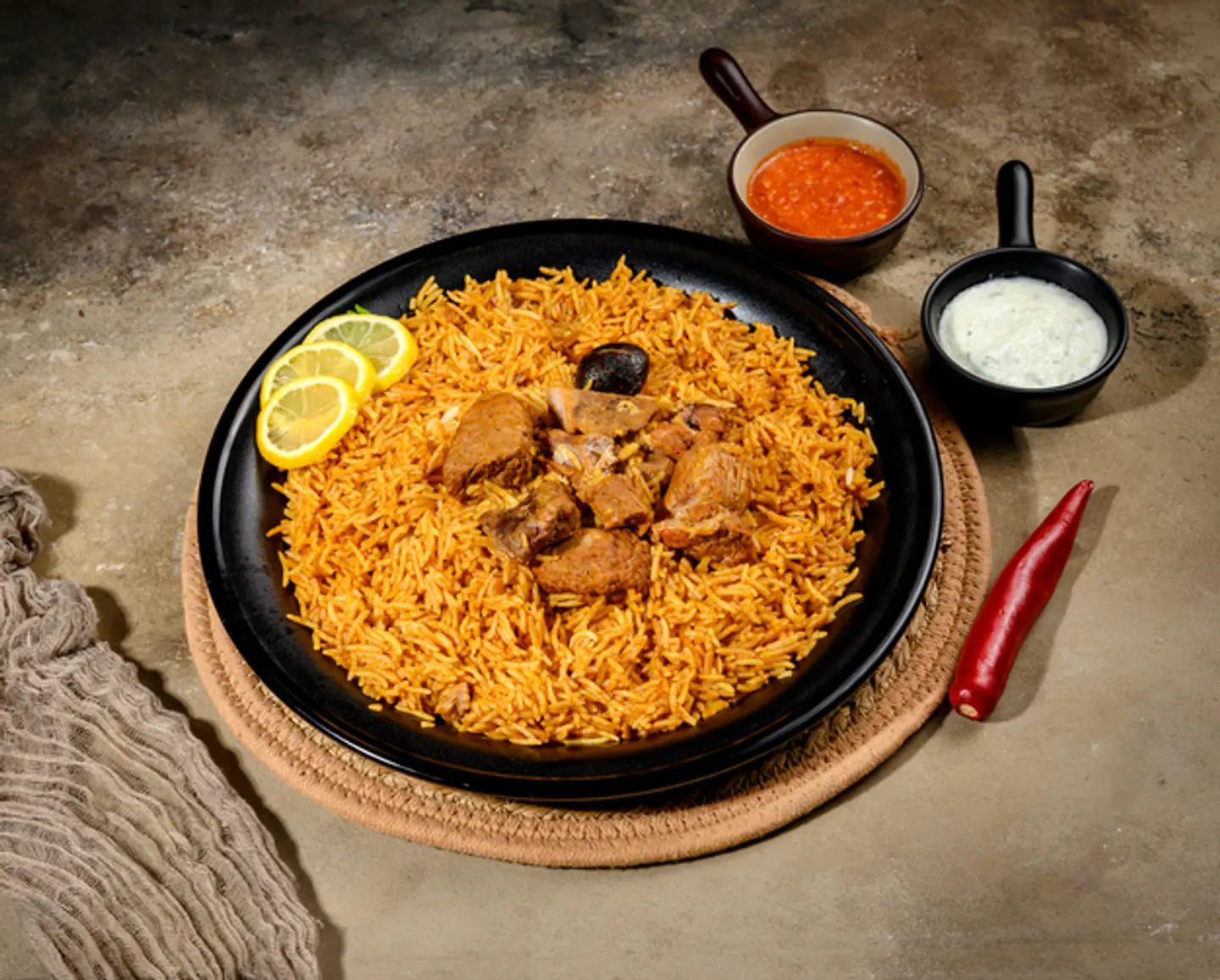 كبسة البيت حاشي (أحمر)