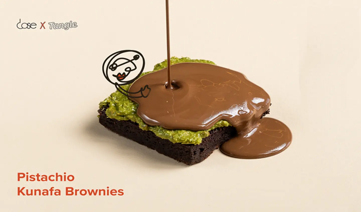 بستاشيو كنافه براوني